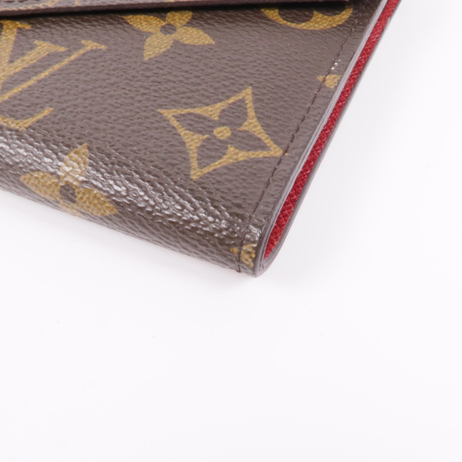 LOUIS VUITTON Monogram Emilie金扣長錢包