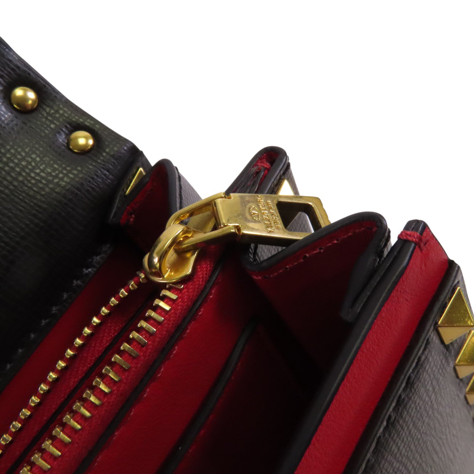 Valentino 牛皮皮革Garavani Alcove金扣手挽肩背兩用袋