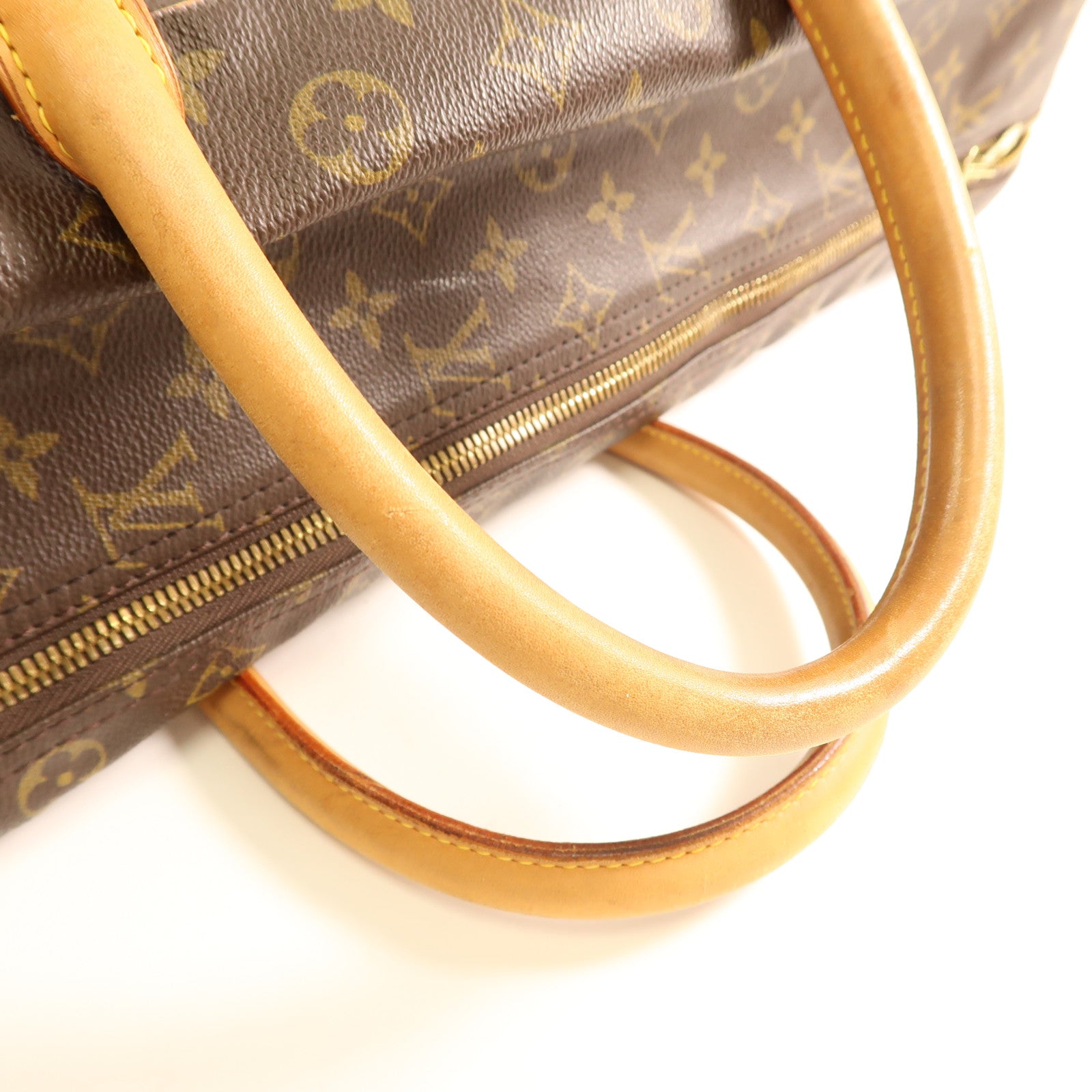 LOUIS VUITTON Monogram Sirius Travel Bag金扣波士頓包棕色