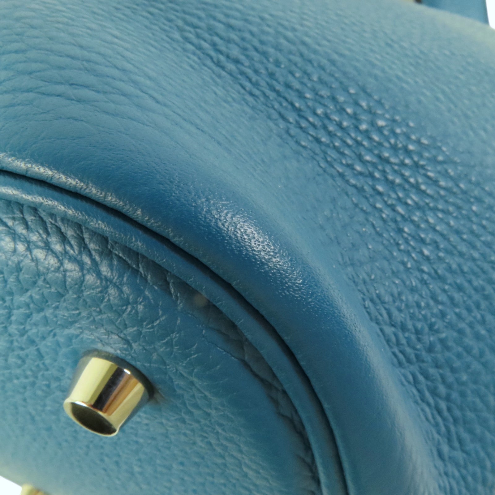 HERMES Clemence Picotin GM銀扣手挽袋