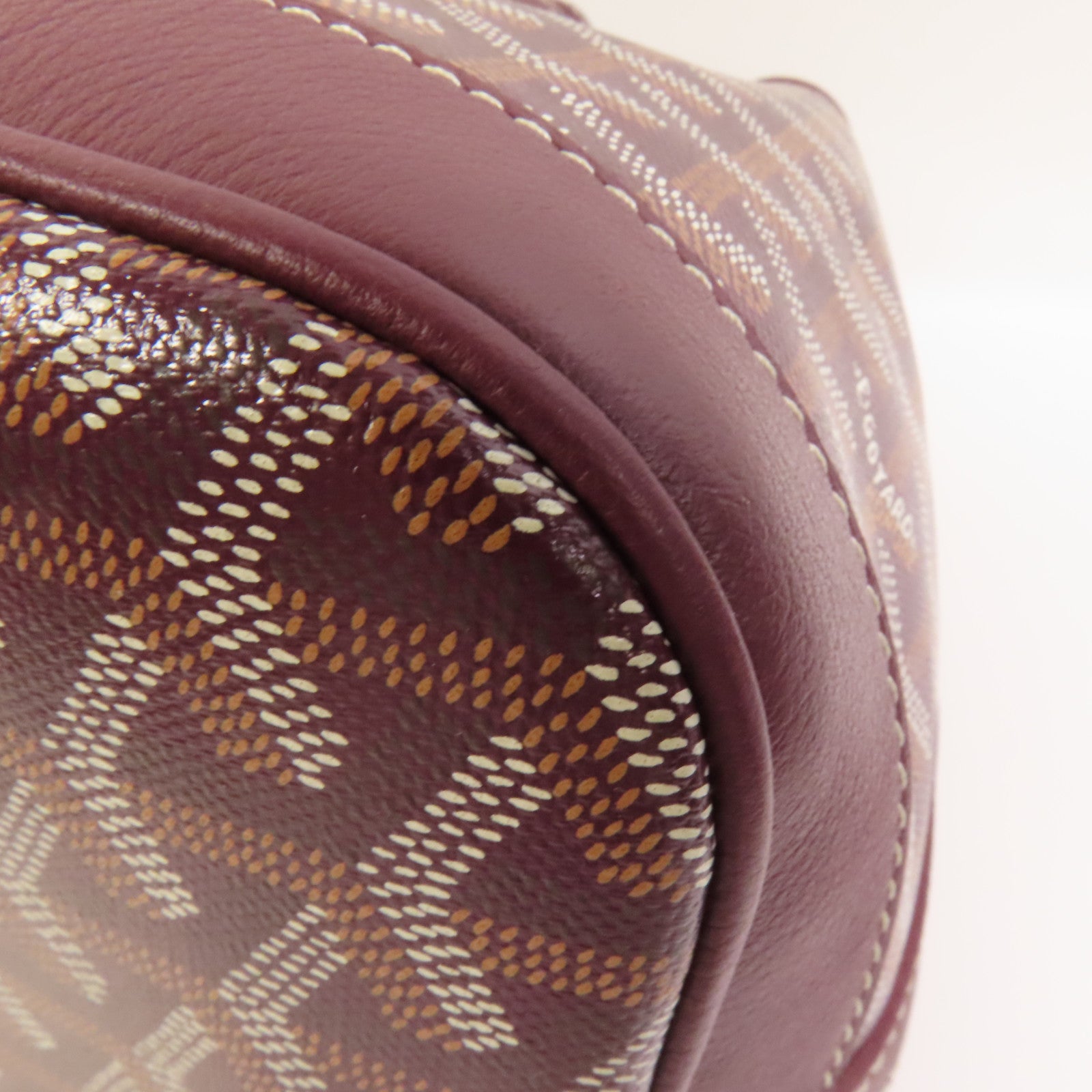GOYARD 【激減優惠】塗層帆布Petit Flot Bucket肩背袋