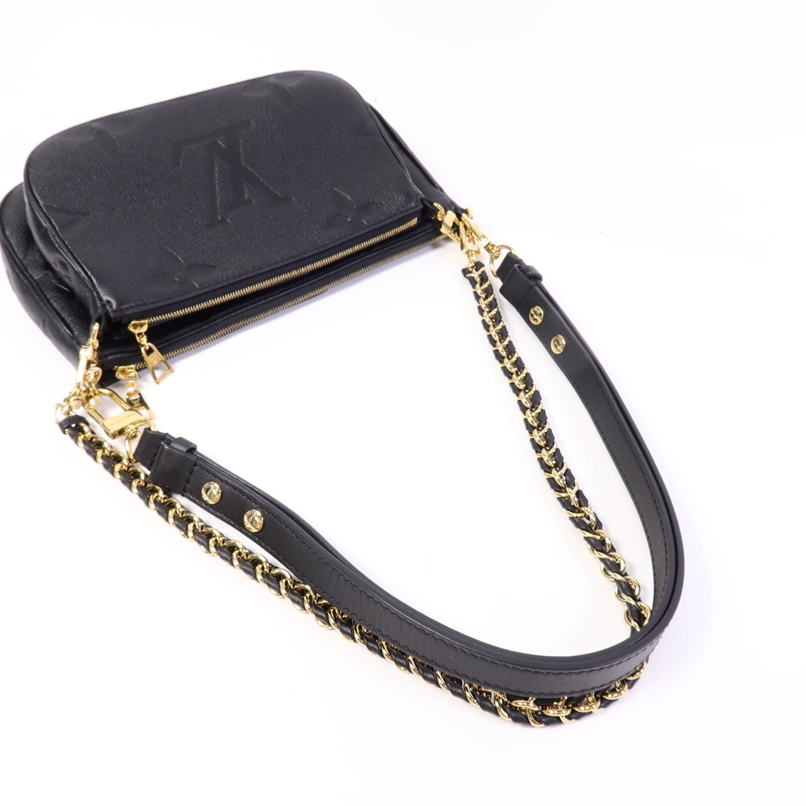 LOUIS VUITTON Monogram Empreinte Multi Pochette Accessoires手挽肩背兩用袋