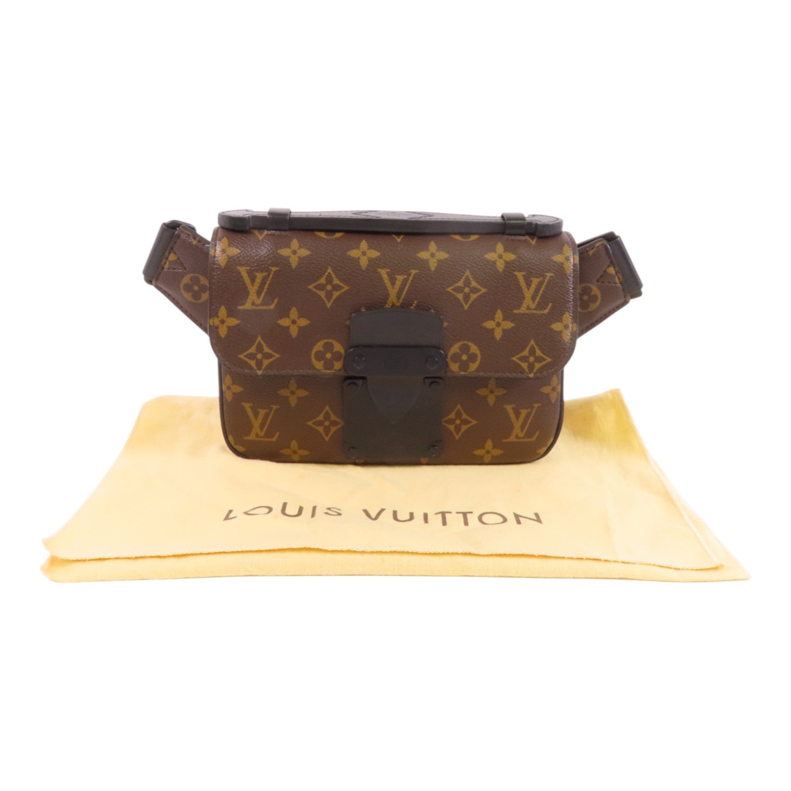 LOUIS VUITTON Monogram S Lock Sling Waist Bag腰包