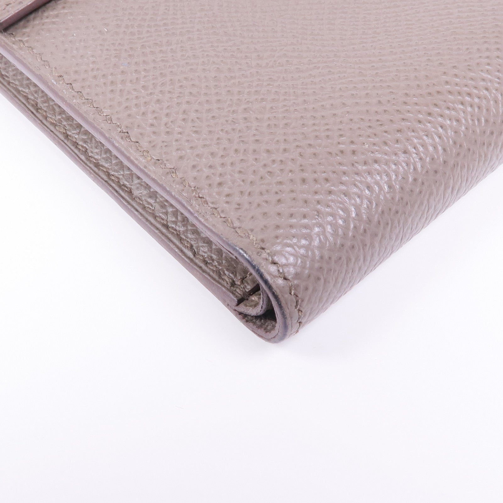 HERMES 【激減優惠】Epsom皮革Clic 16 Wallet錢包Etain