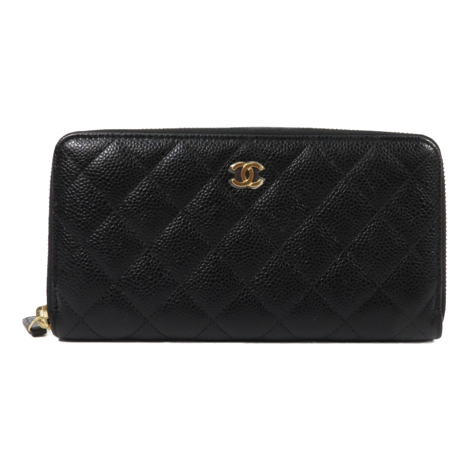 CHANEL 牛皮皮革Zipper Long Wallet長錢包