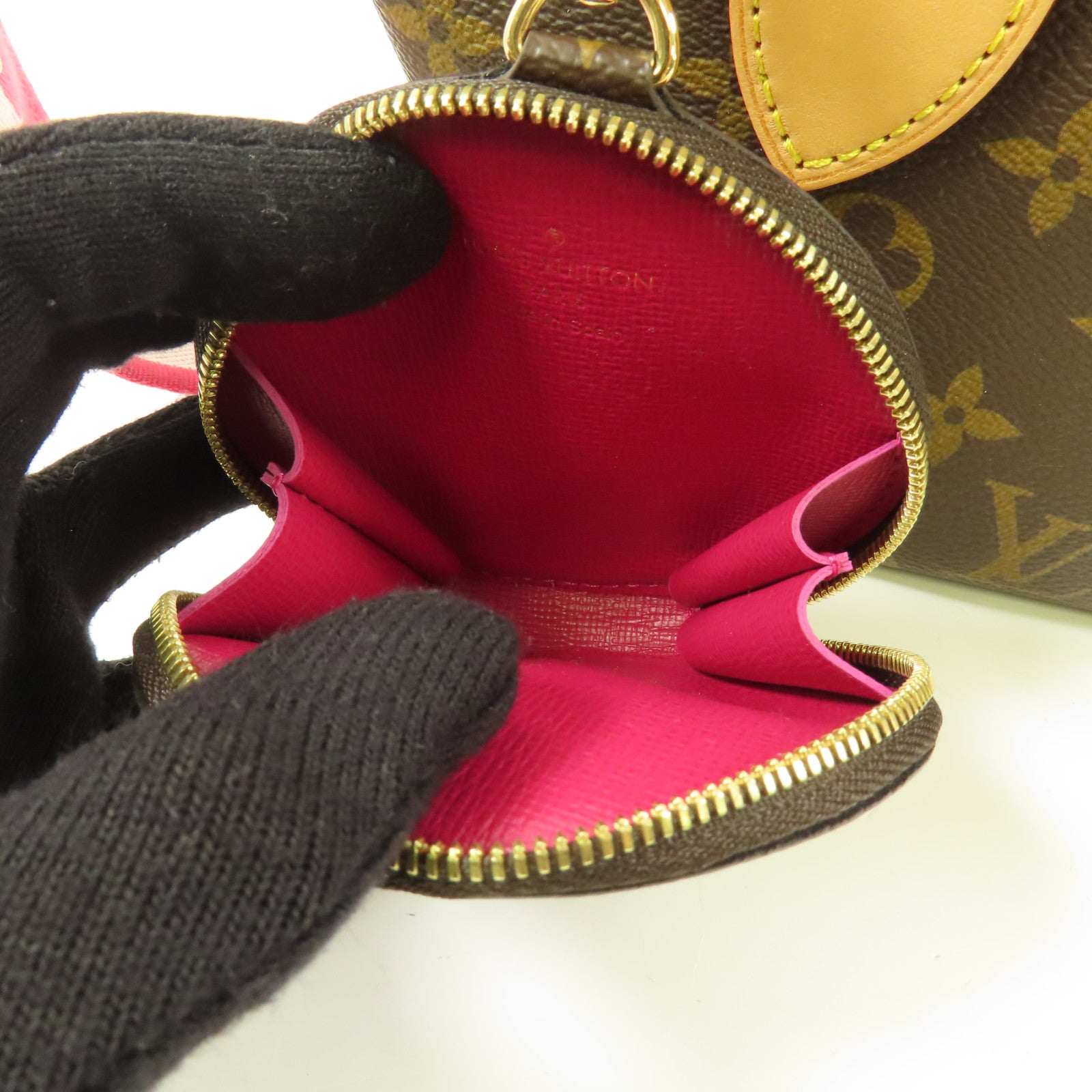 LOUIS VUITTON Monogram Neverfull BB金扣手挽肩背兩用袋
