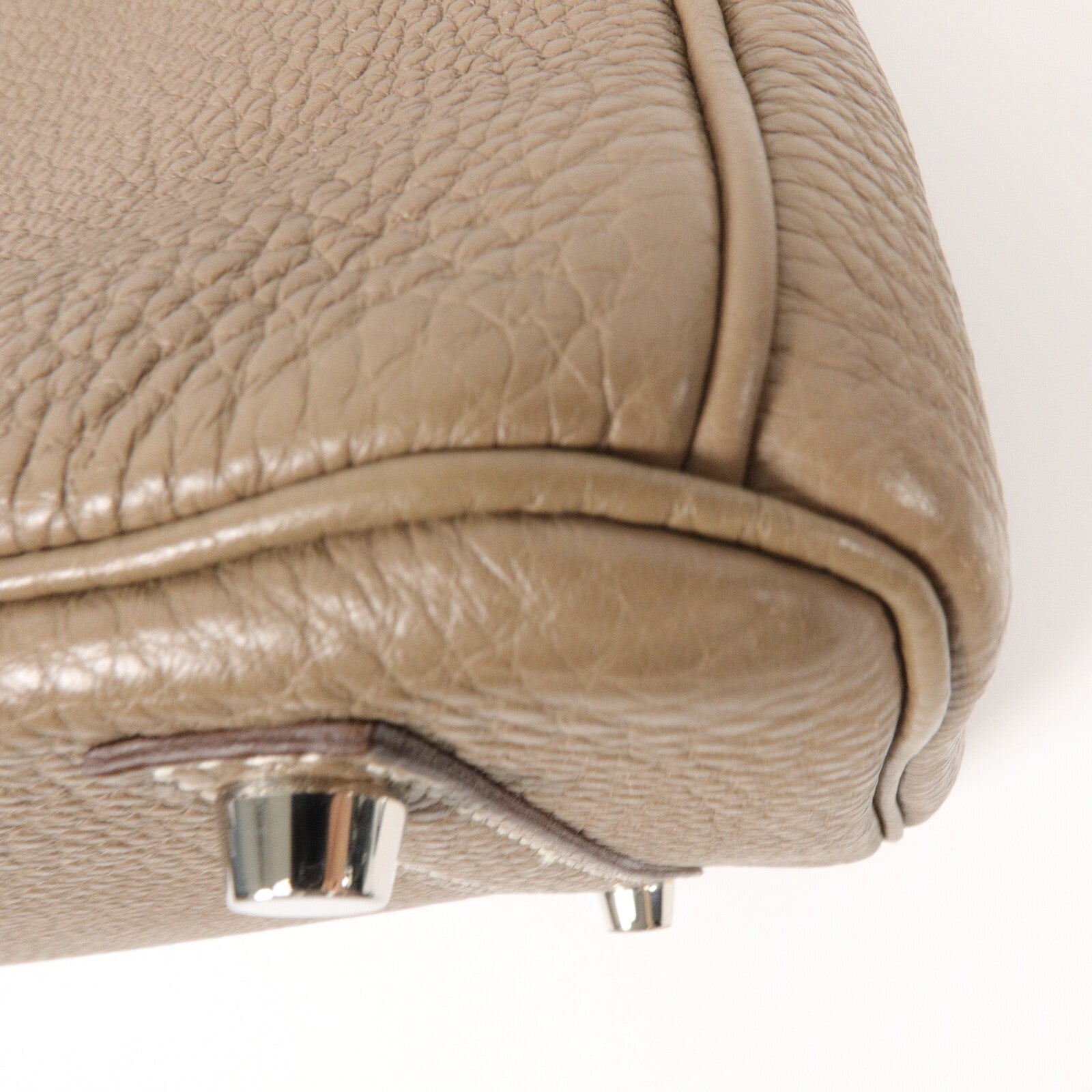 HERMES Togo皮革Birkin 30手挽袋Etoupe