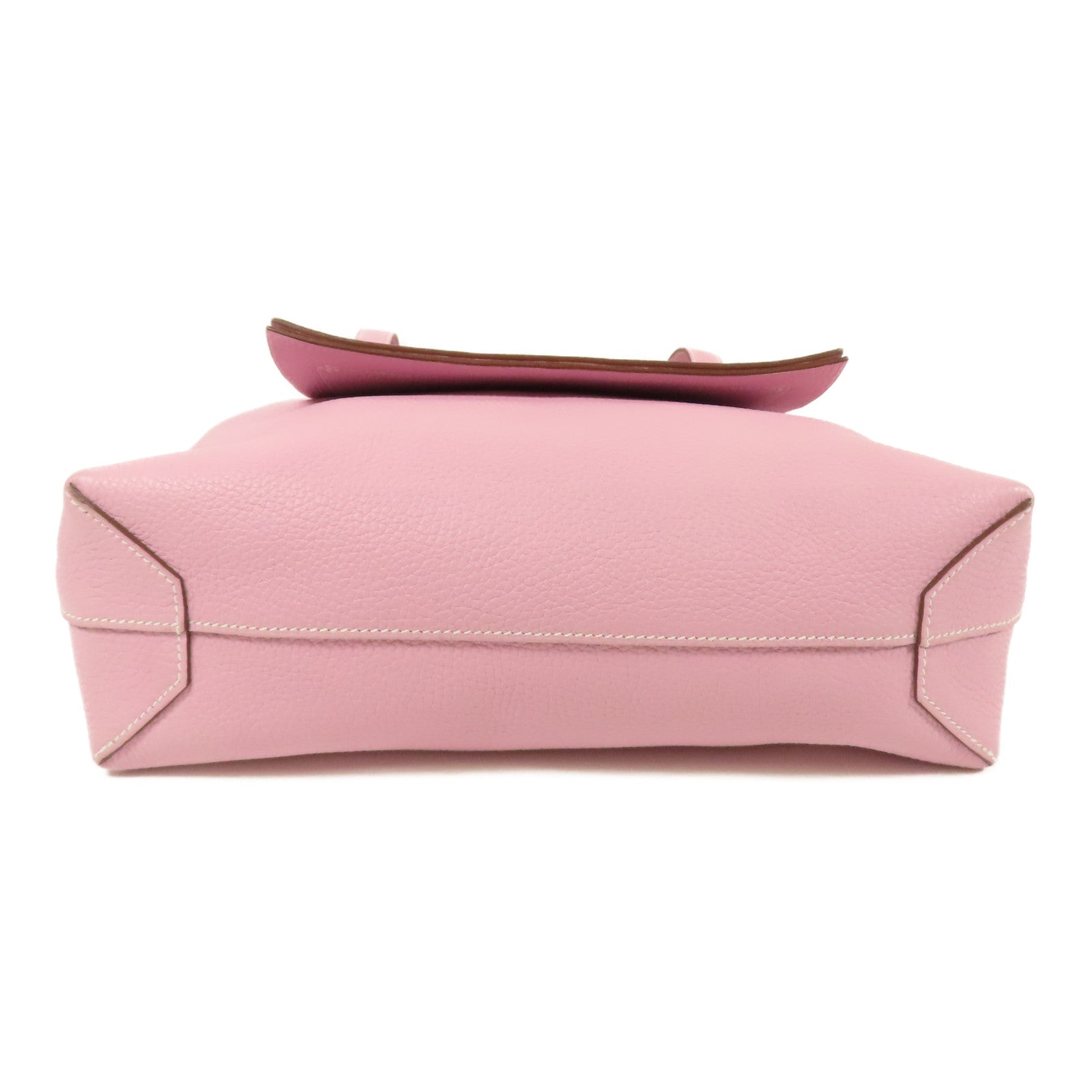 HERMES Clemence皮革Cabasellier 31肩背袋Mauve Sylvestre