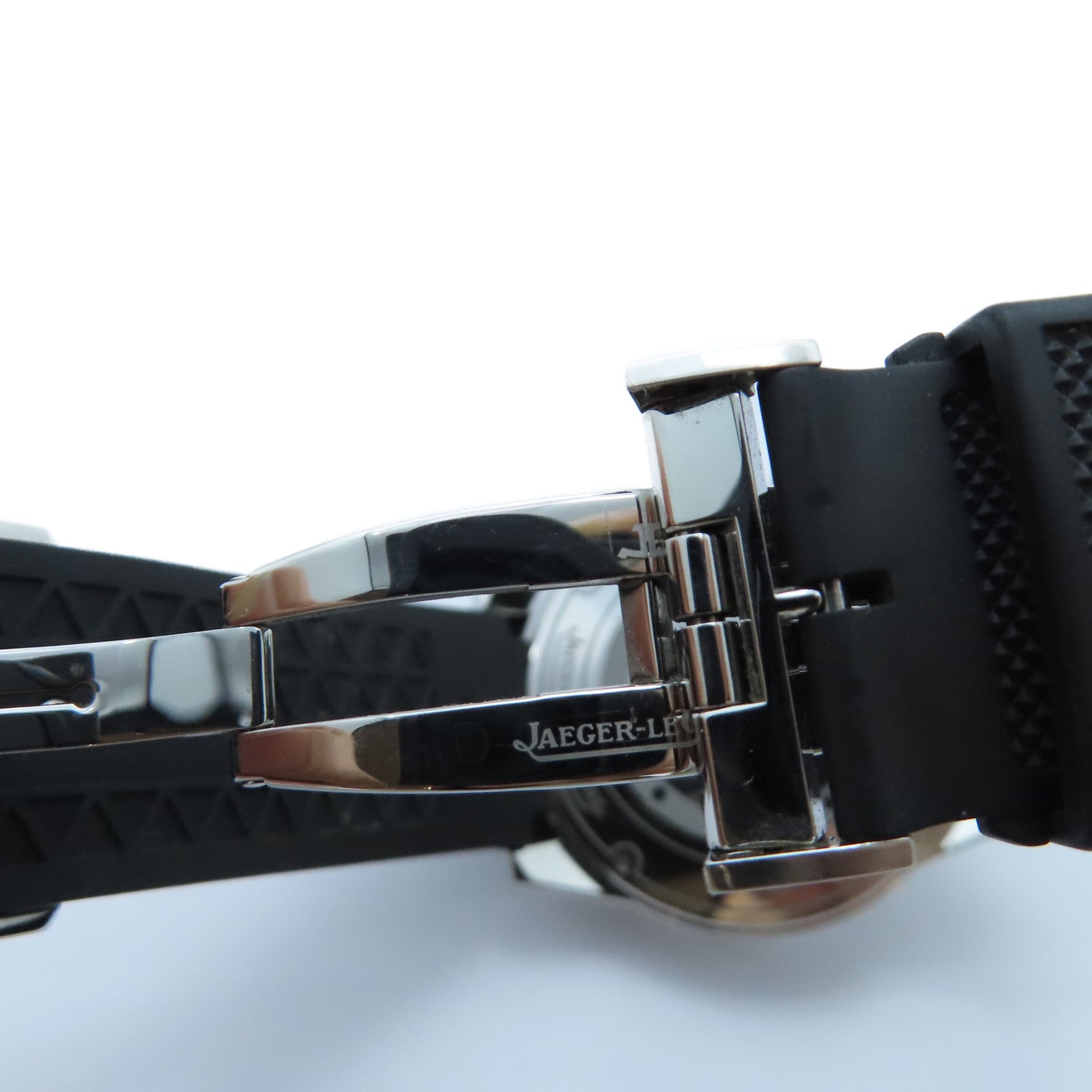JAEGER-LECOULTRE Polaris Date不鏽鋼/橡膠手錶自動機芯黑色