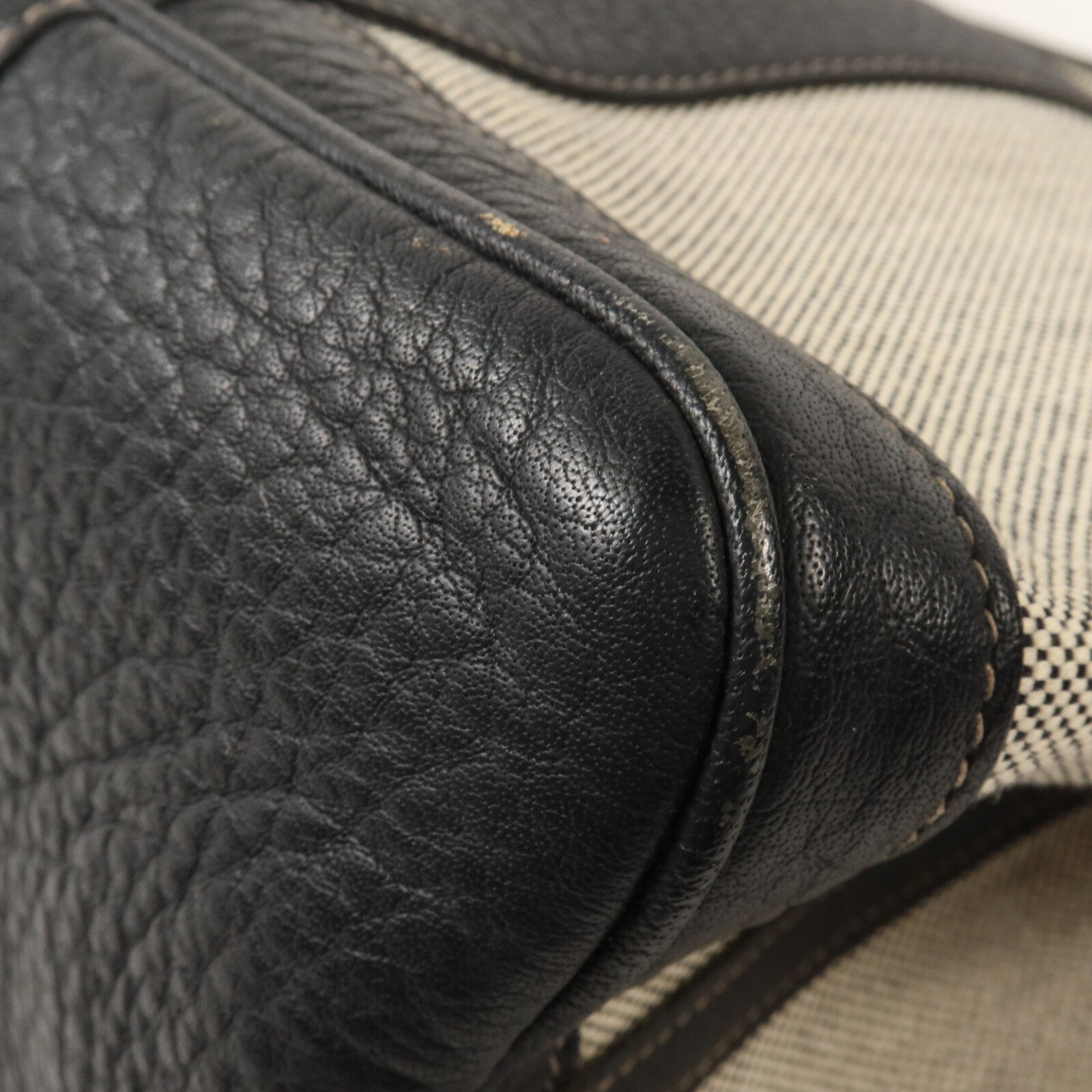 HERMES 帆布Garden Party PM手挽袋Noir