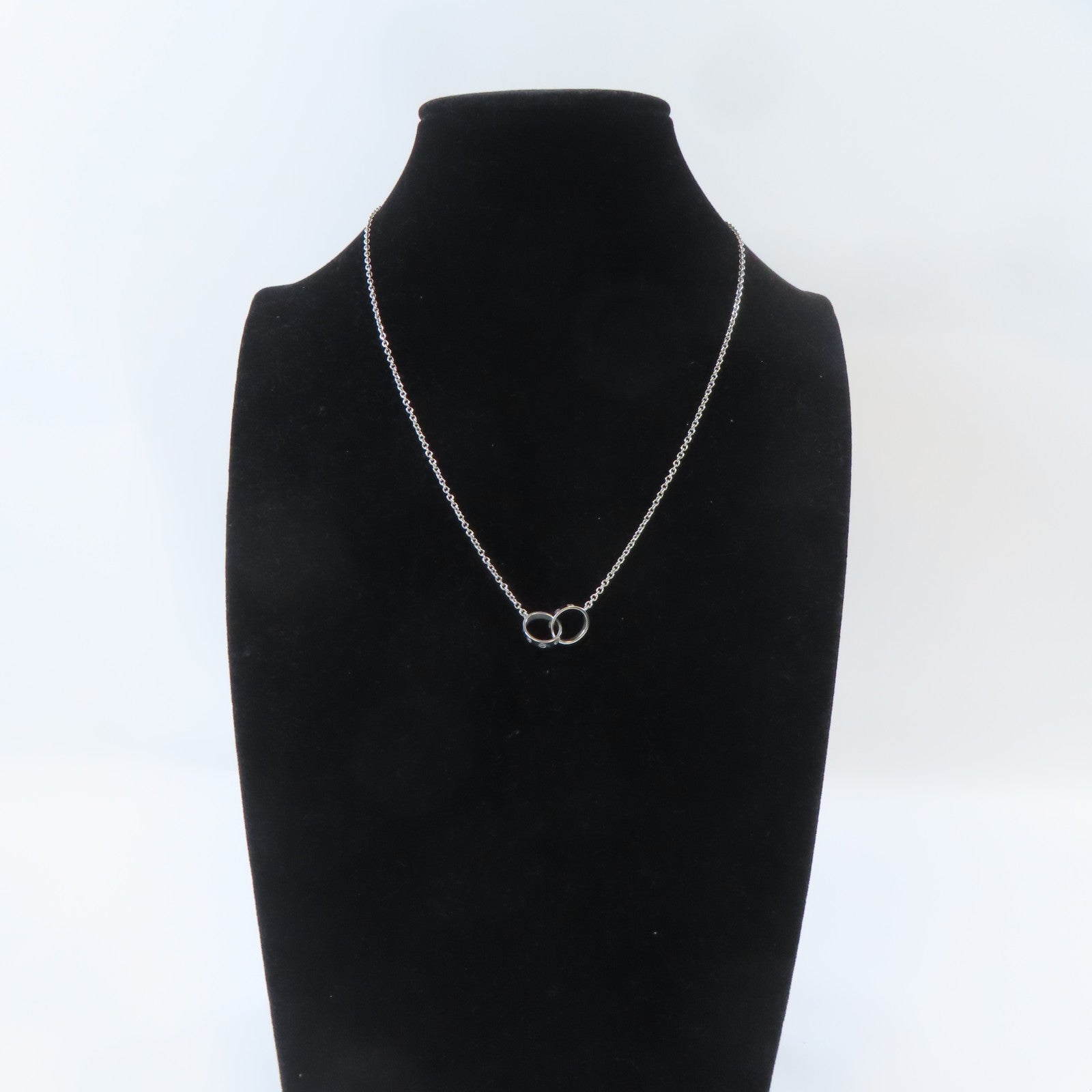 CARTIER 【激減優惠】18K白金Baby Love Necklace項鍊#42cm