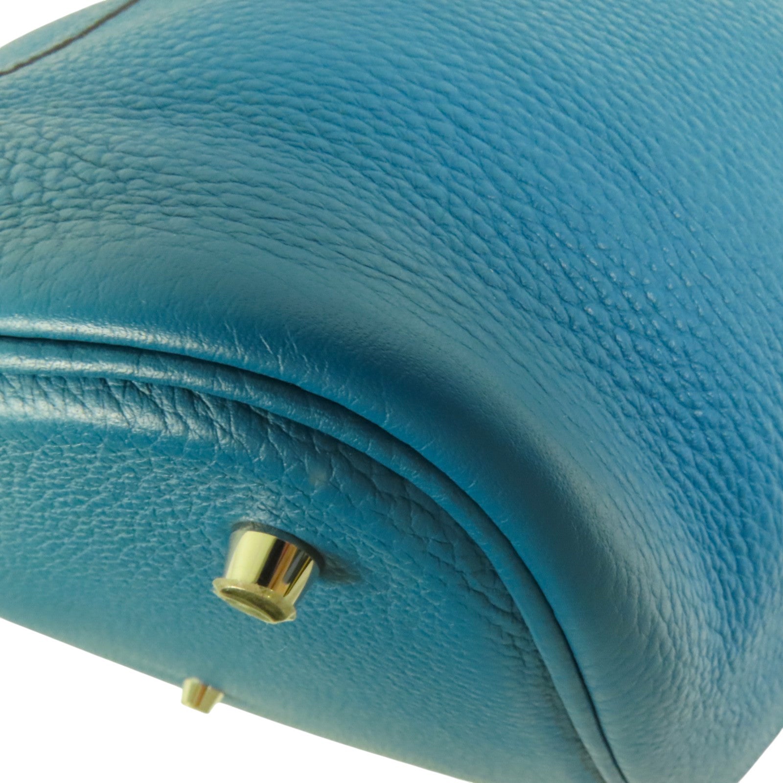 HERMES Clemence Picotin GM銀扣手挽袋