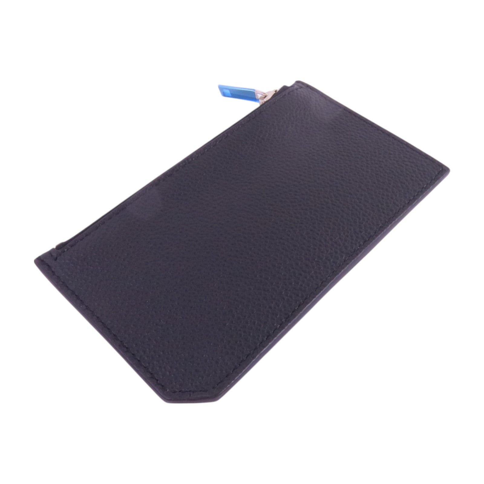 SAINT LAURENT YSL SHW Card Case Card Holder 458583 Calfskin Leather