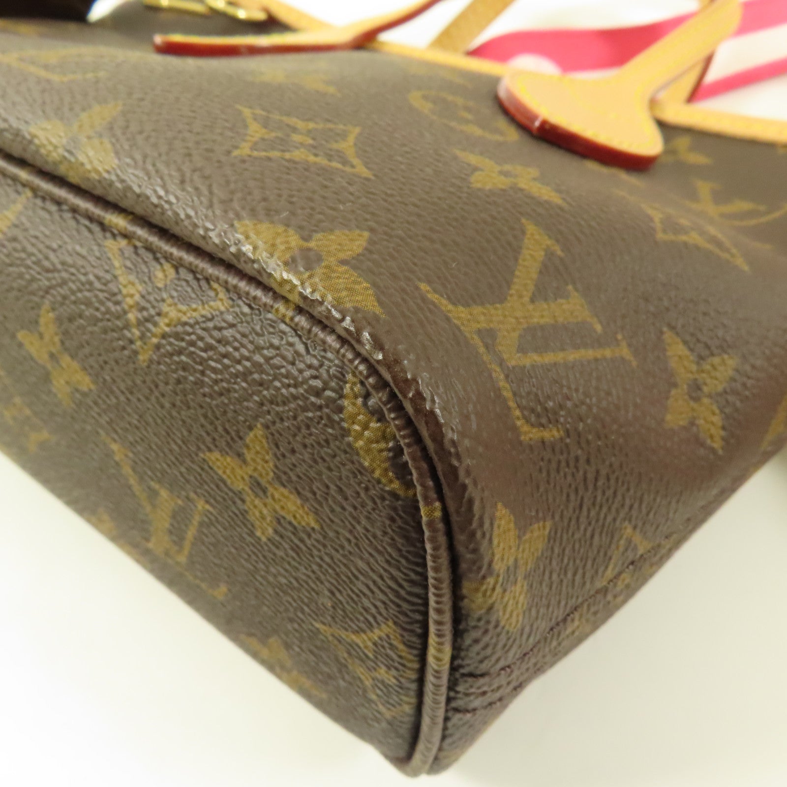LOUIS VUITTON Monogram Neverfull BB金扣手挽肩背兩用袋