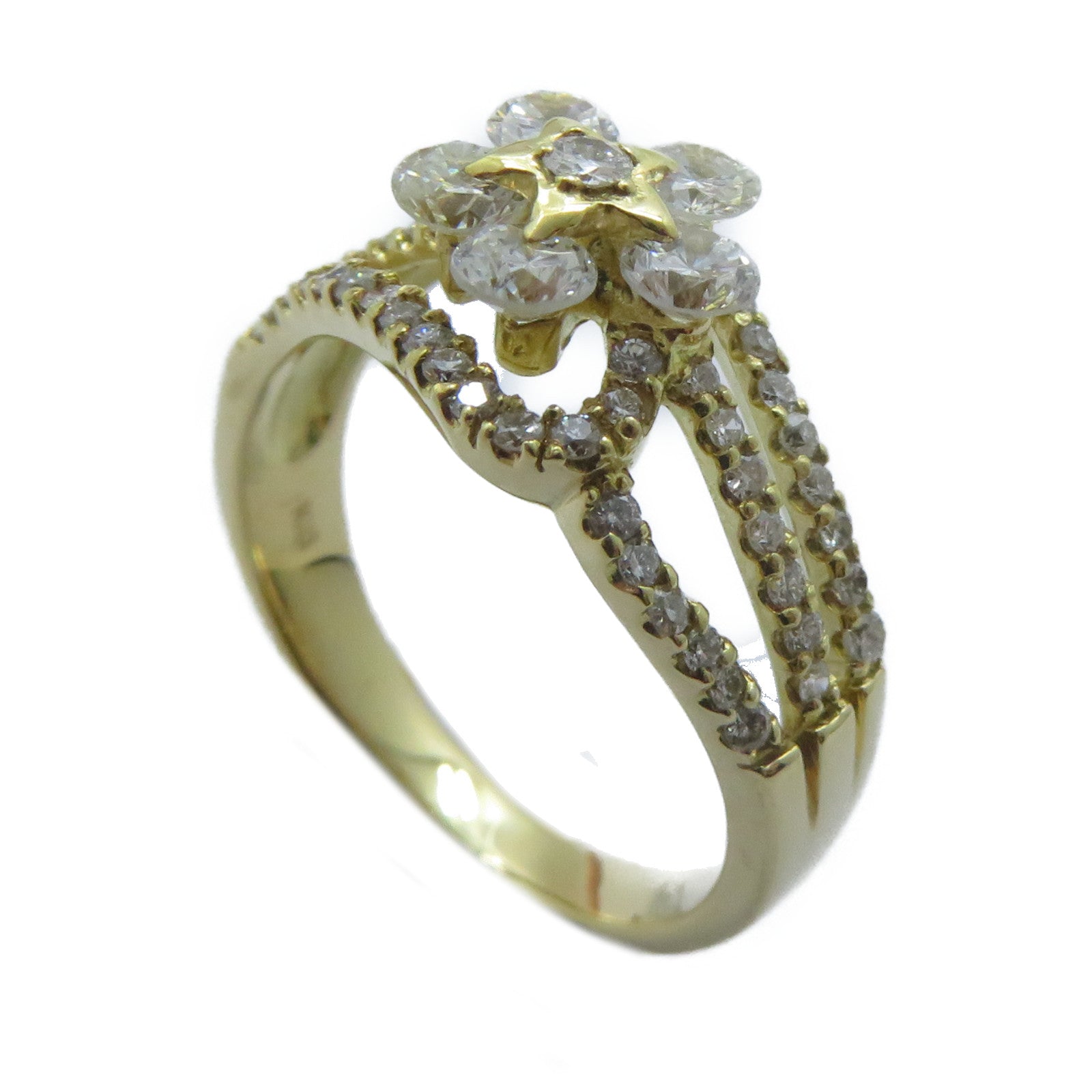 JEWELRY 【激減優惠】18K黃金Diamond Ring 1.00ct鑽石戒指US#7