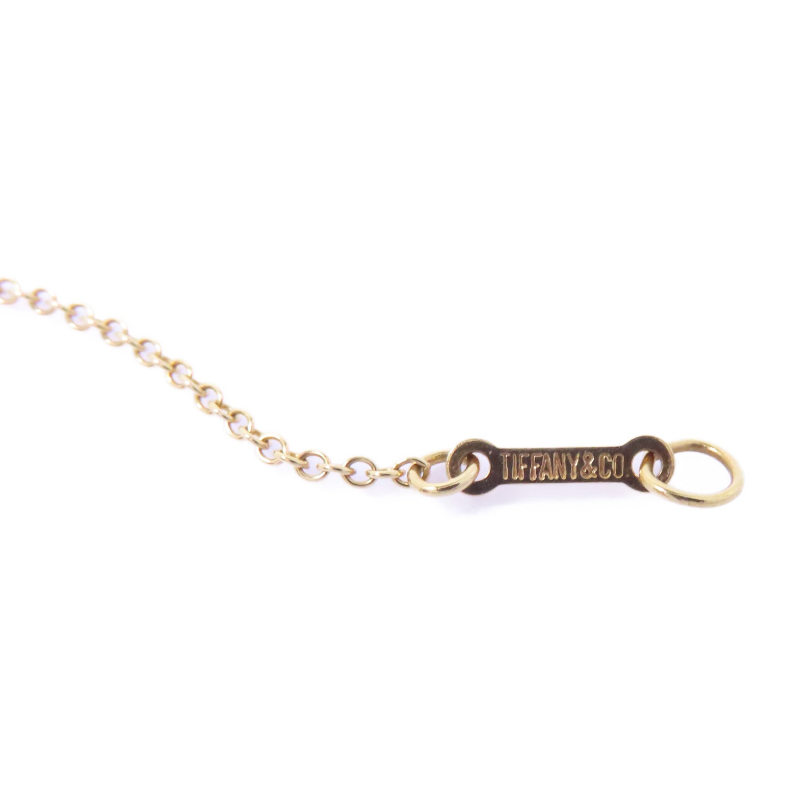 TIFFANY＆CO 18K黃金X Pendant項鍊