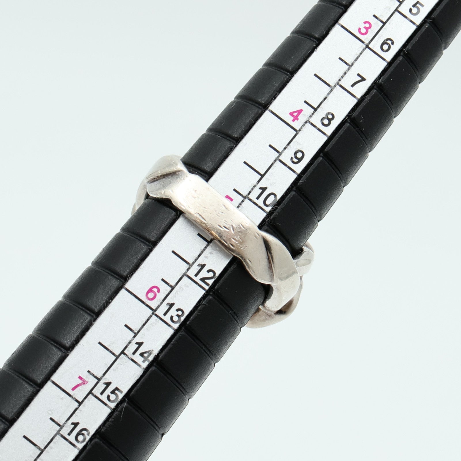 TIFFANY＆CO 925純銀Double Heart Ring戒指US#5