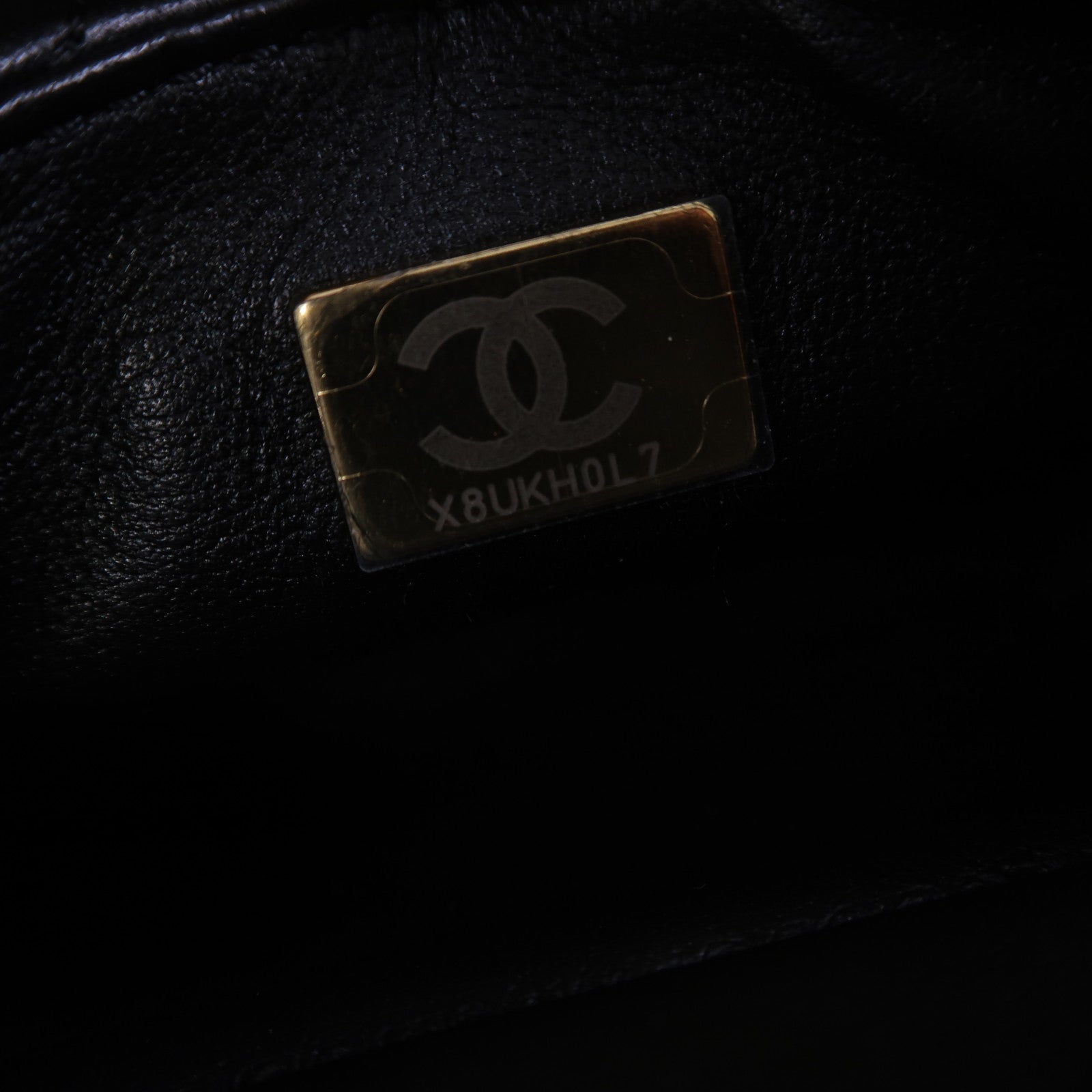 CHANEL 木製/皮革Small Vanity Case金扣手挽肩背兩用袋原木色/黑色