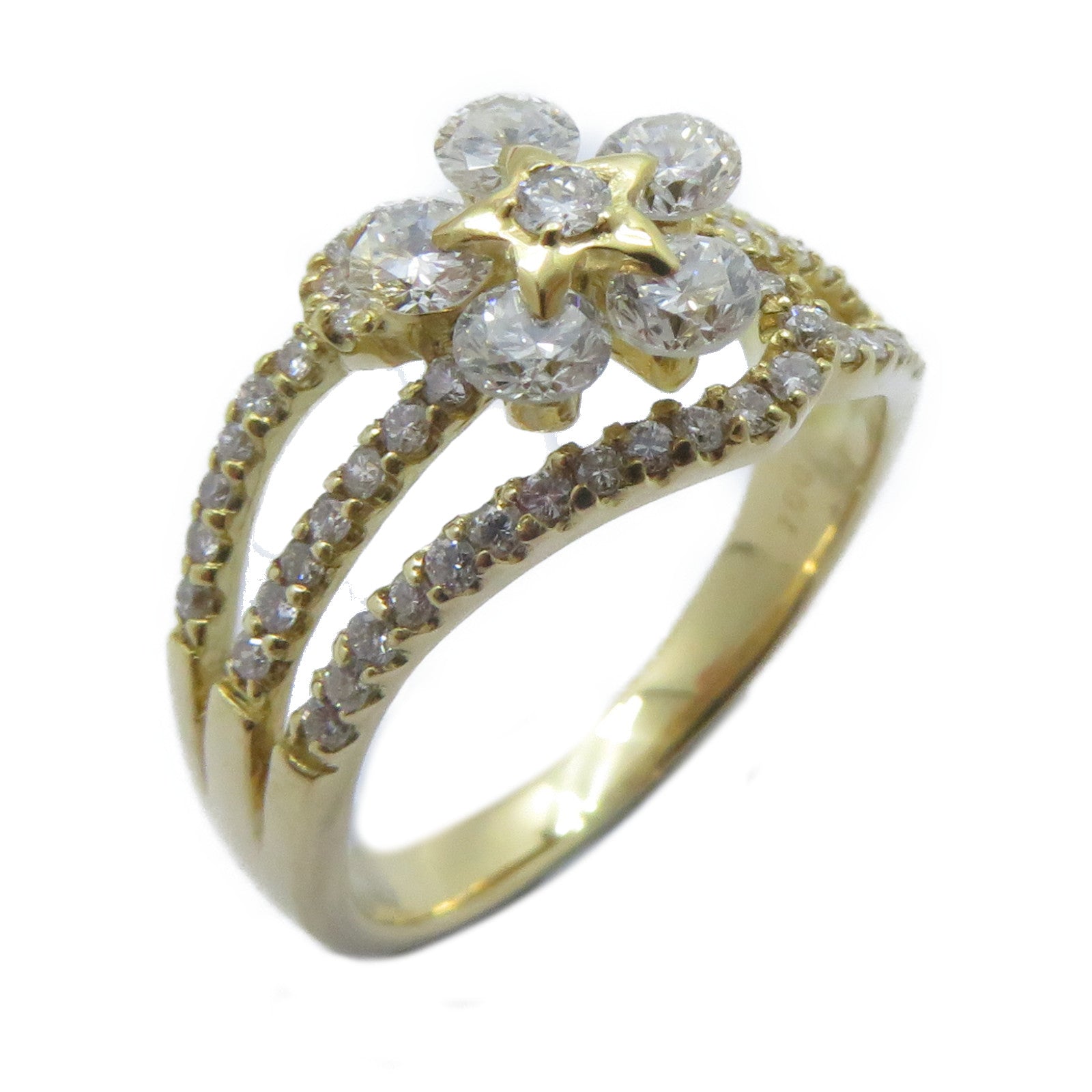 JEWELRY 【激減優惠】18K黃金Diamond Ring 1.00ct鑽石戒指US#7