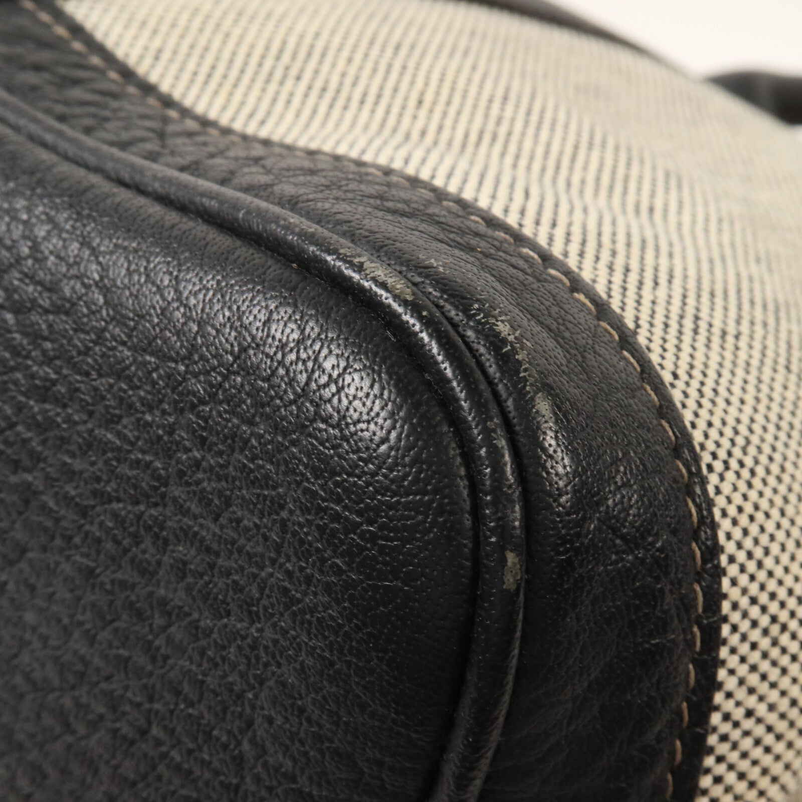 HERMES 帆布Garden Party PM手挽袋Noir