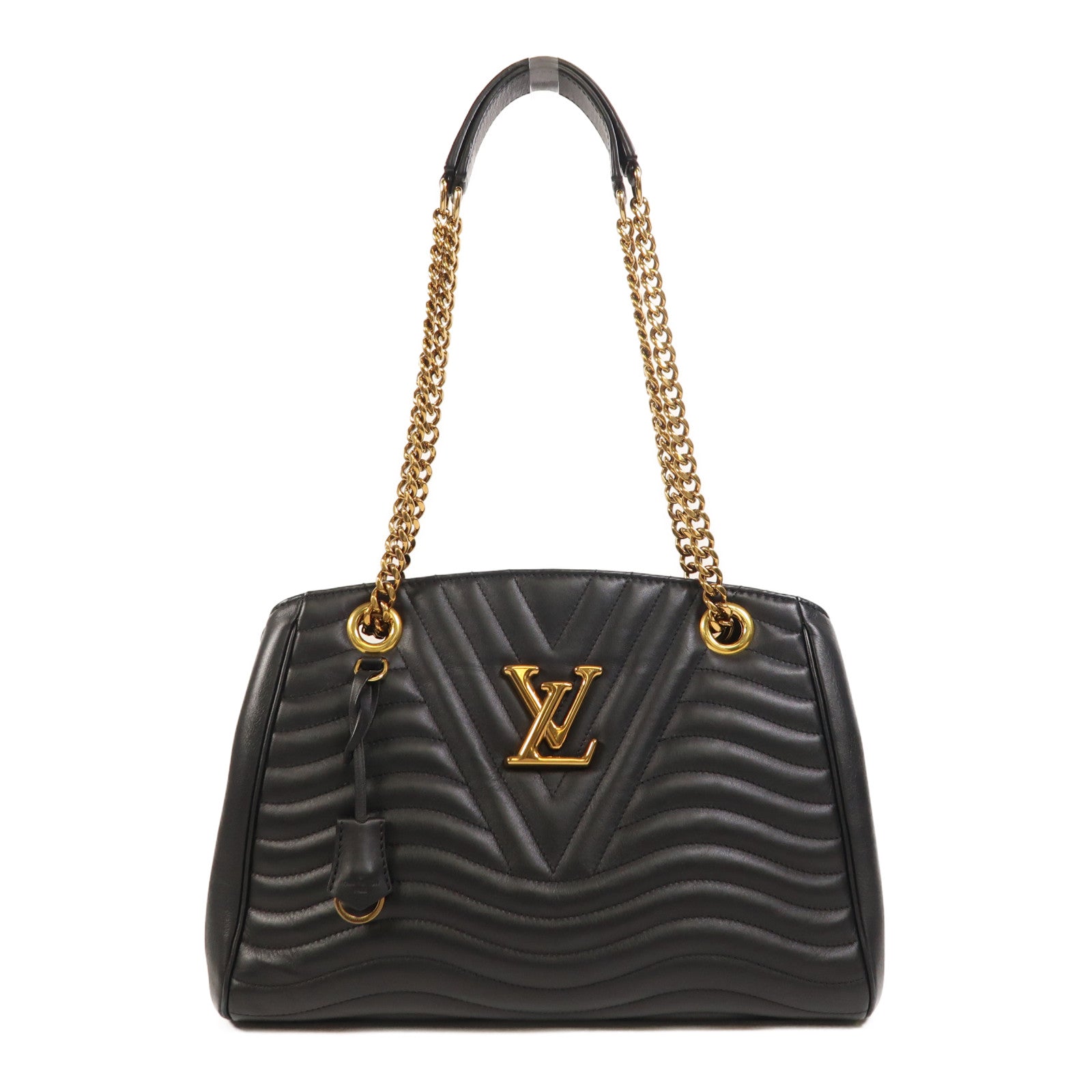 LOUIS VUITTON 【激減優惠】牛皮皮革New Wave Chain Tote金扣鏈帶肩背袋