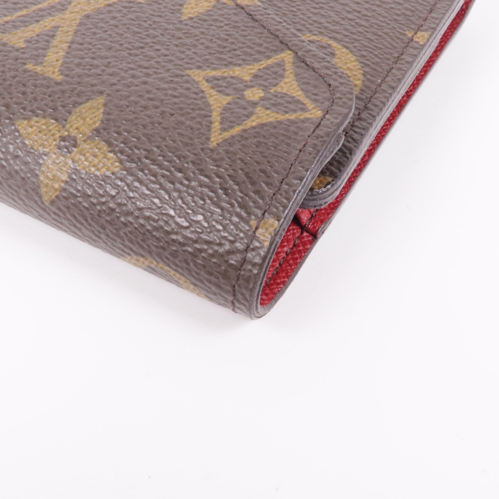 LOUIS VUITTON Monogram Emilie金扣長錢包