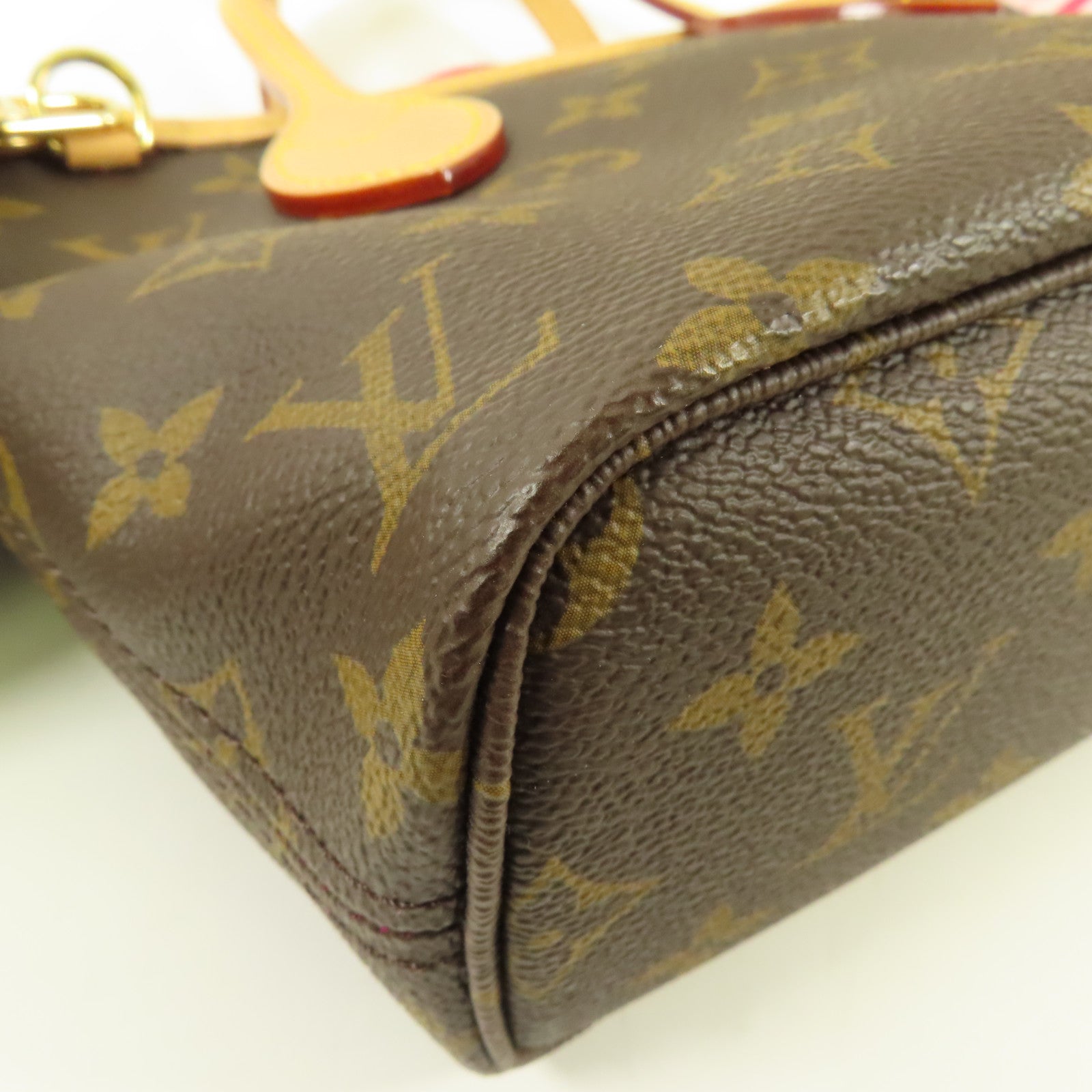 LOUIS VUITTON Monogram Neverfull BB金扣手挽肩背兩用袋