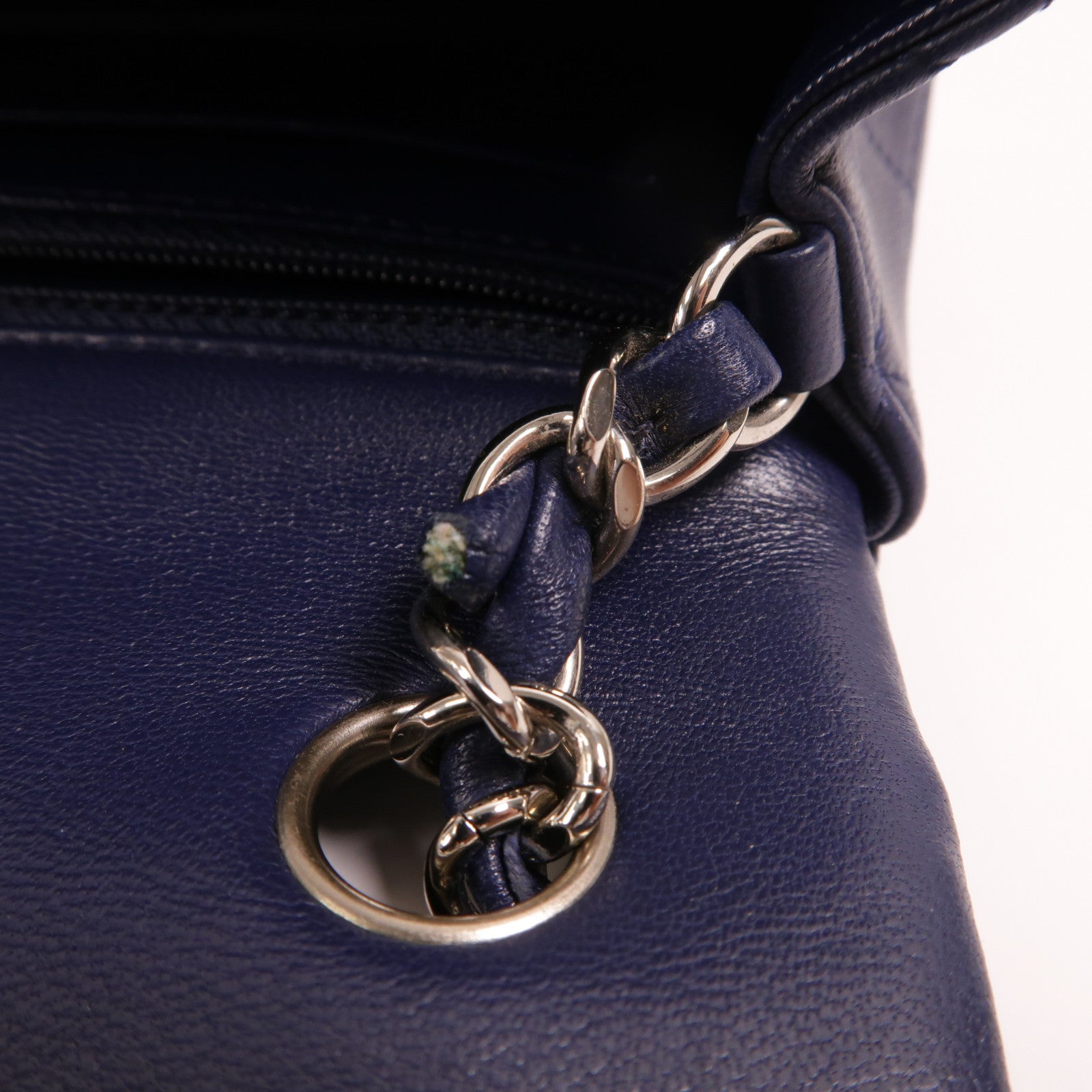 CHANEL 羊皮皮革Classic 20銀扣鏈帶肩背袋