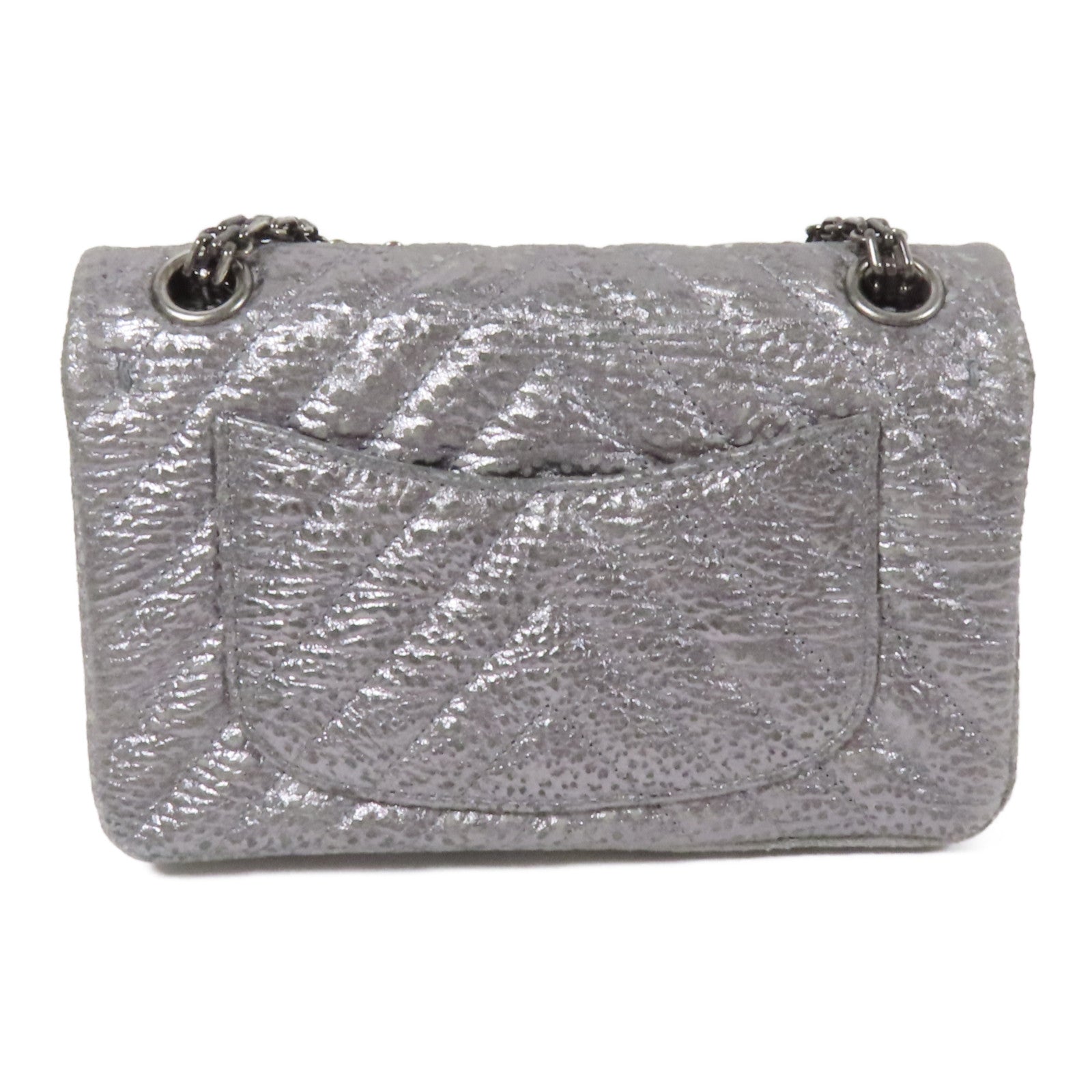 CHANEL 牛皮皮革2.55 Mini鏈帶肩背袋