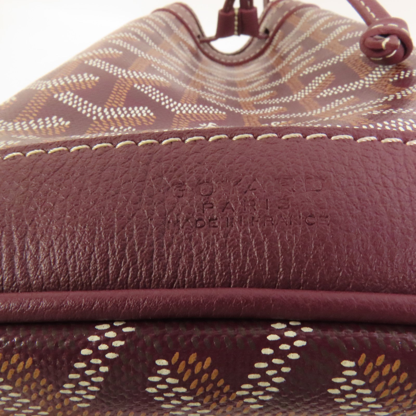GOYARD 【激減優惠】塗層帆布Petit Flot Bucket肩背袋
