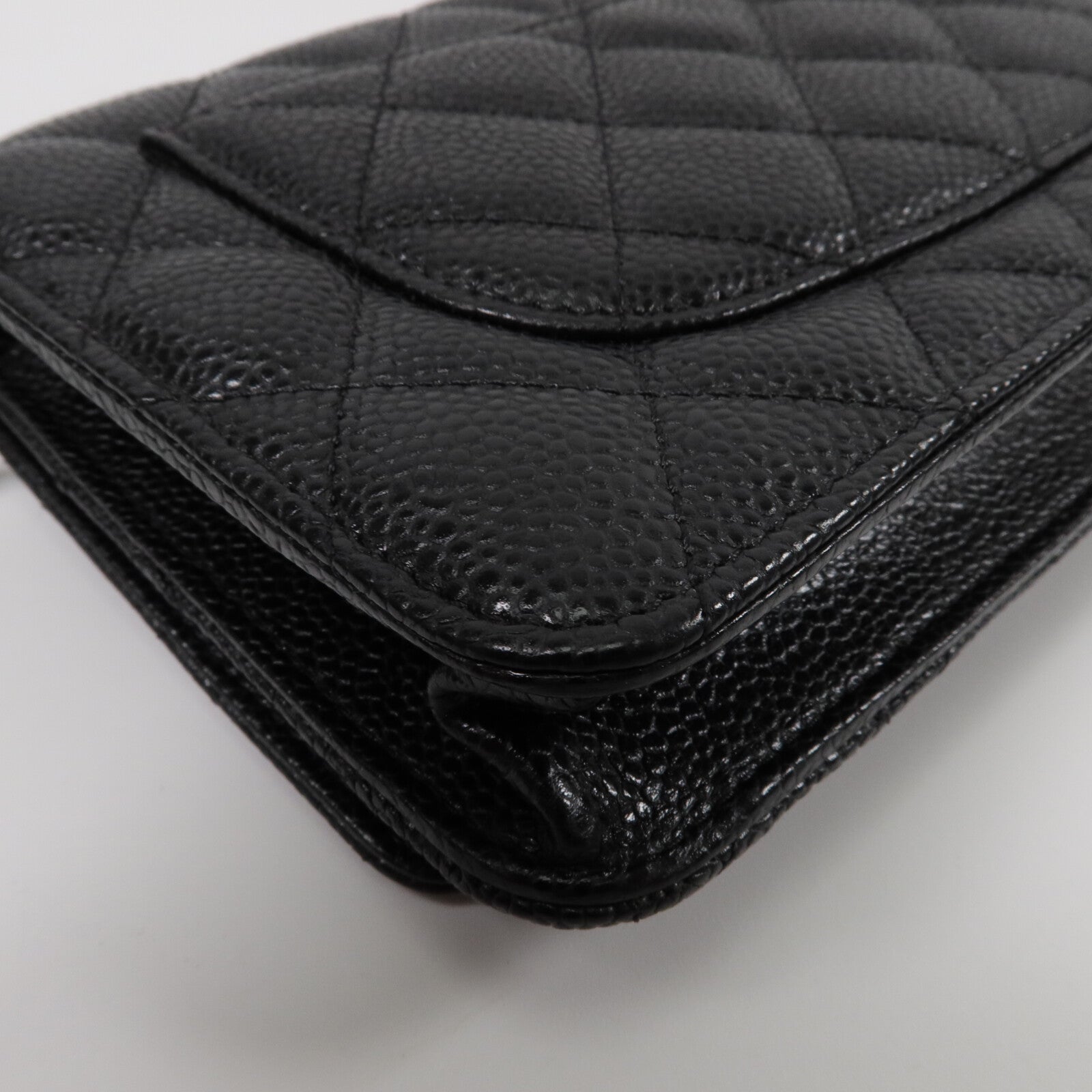 CHANEL 牛皮皮革WOC Wallet On Chain鏈帶肩背袋