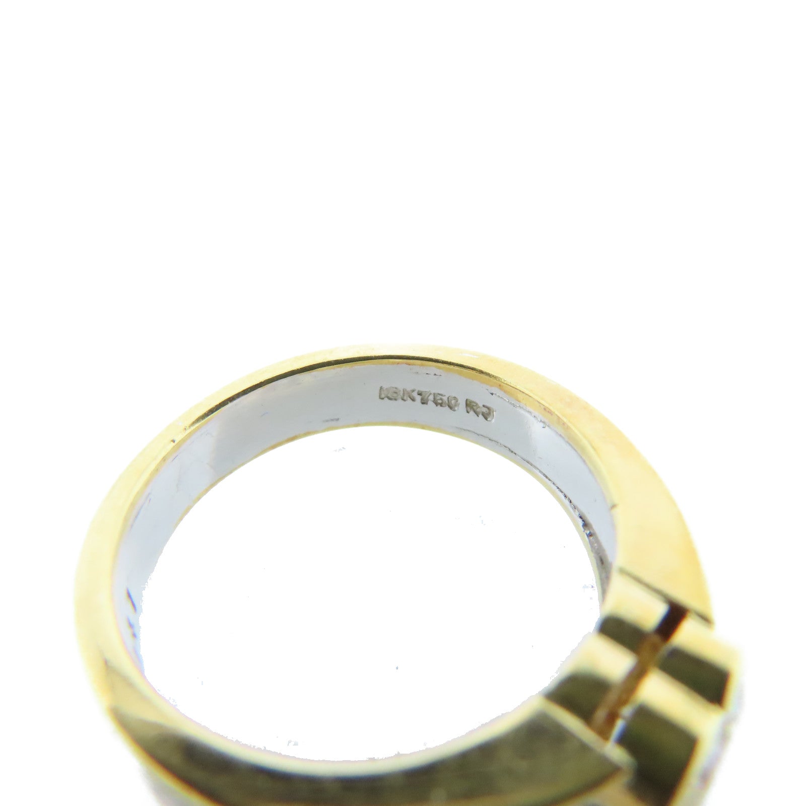 JEWELRY 【激減優惠】18K黃金/白金0.41ct鑽石Diamond Ring戒指US#4.5
