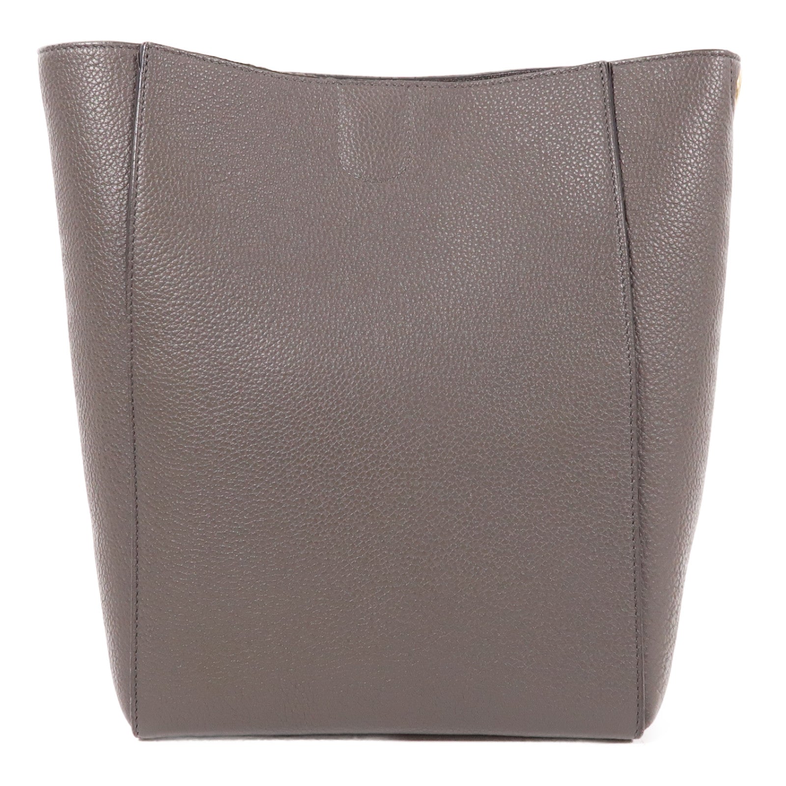 CELINE 【激減優惠】牛皮皮革Sangle Bucket Bag金扣肩背袋