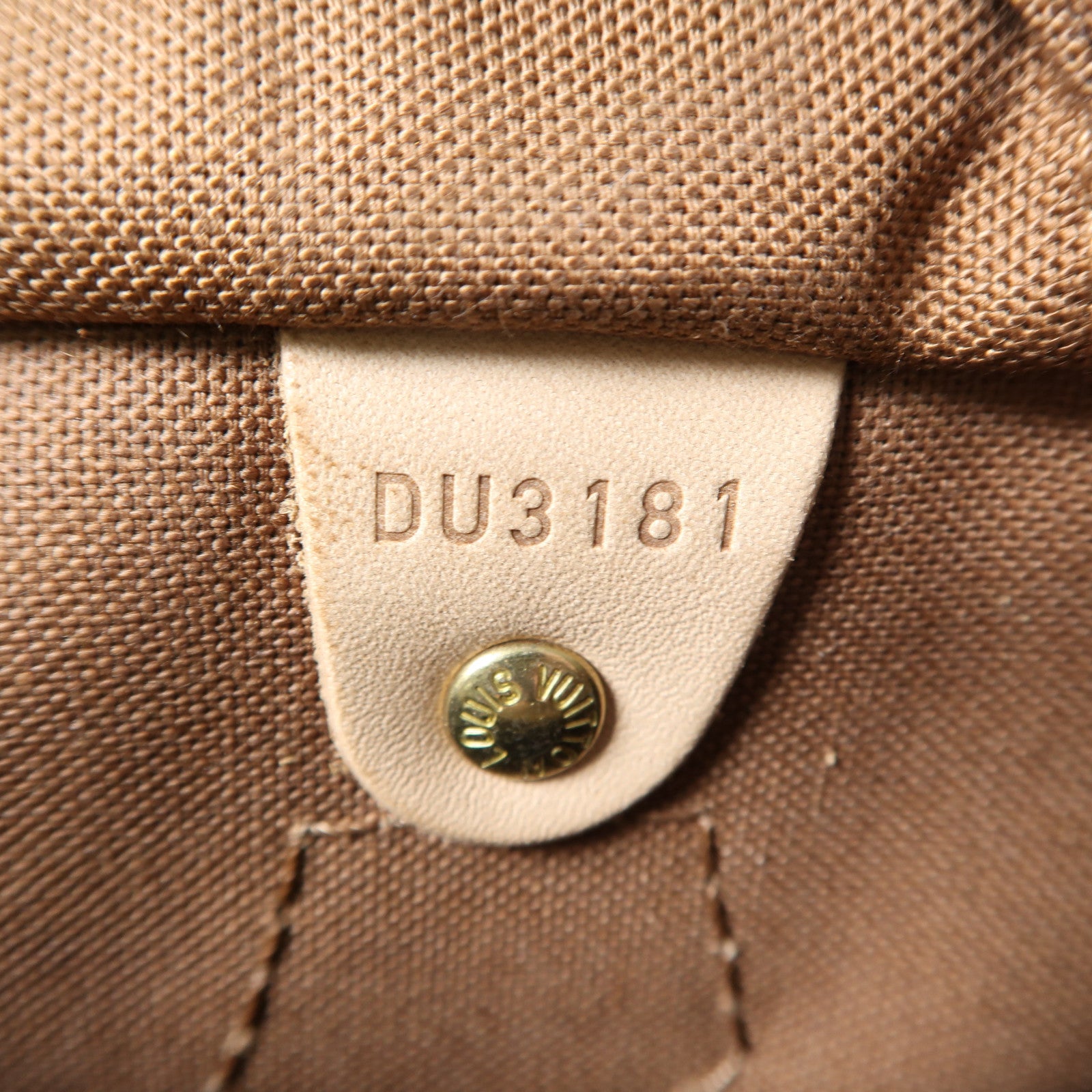 LOUIS VUITTON Monogram Speedy 30金扣手挽袋啡色