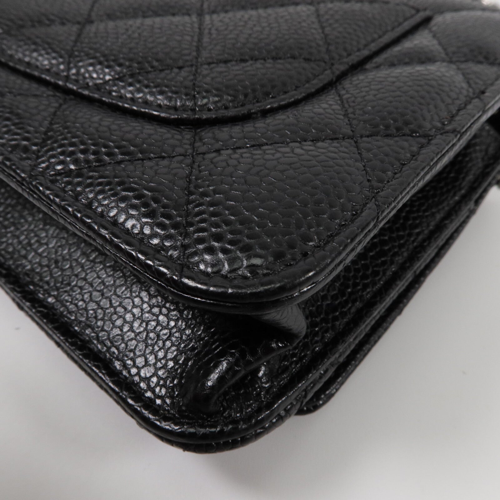 CHANEL 牛皮皮革WOC Wallet On Chain鏈帶肩背袋