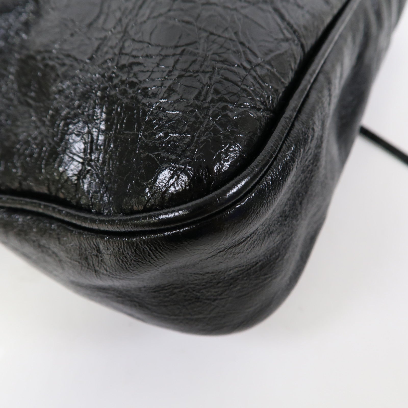 BALENCIAGA 牛皮皮革Le Cagole Tote Bag銀扣手挽肩背兩用袋黑色