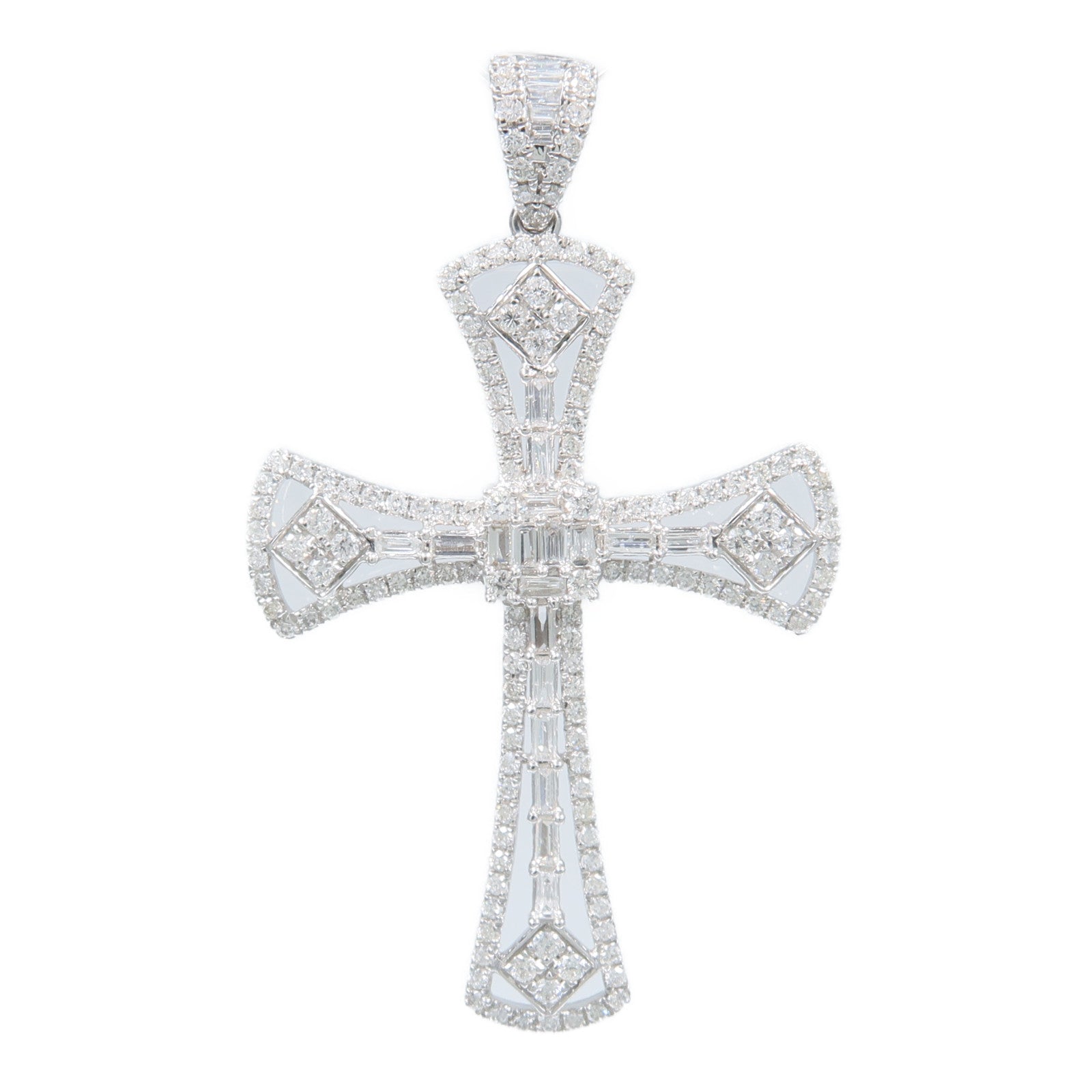 JEWELRY 18K白金Diamond Pendant鑽石吊墜