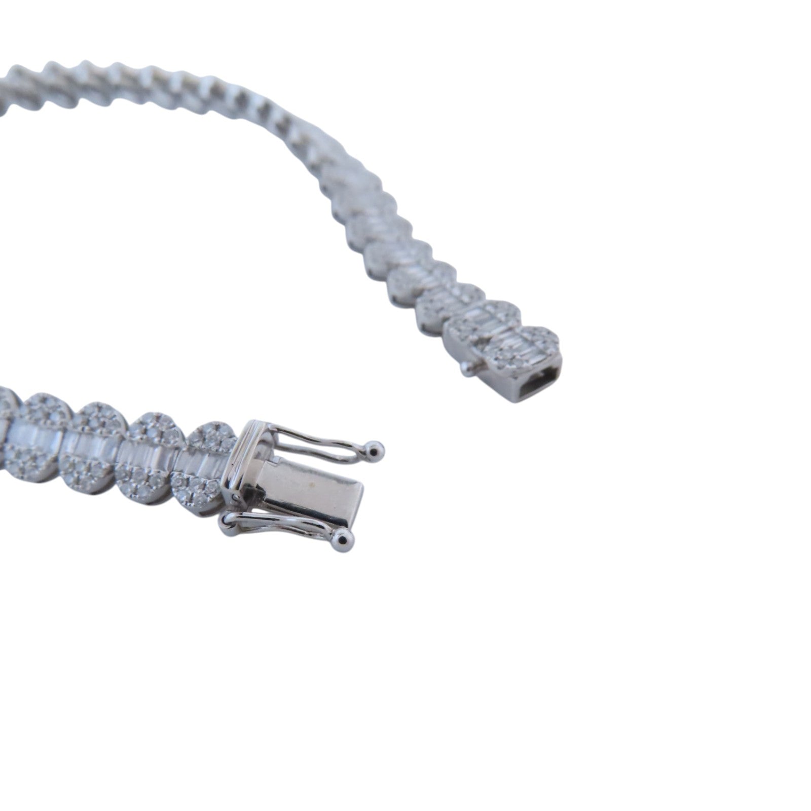 JEWELRY Diamond Bracelet 18K White Gold