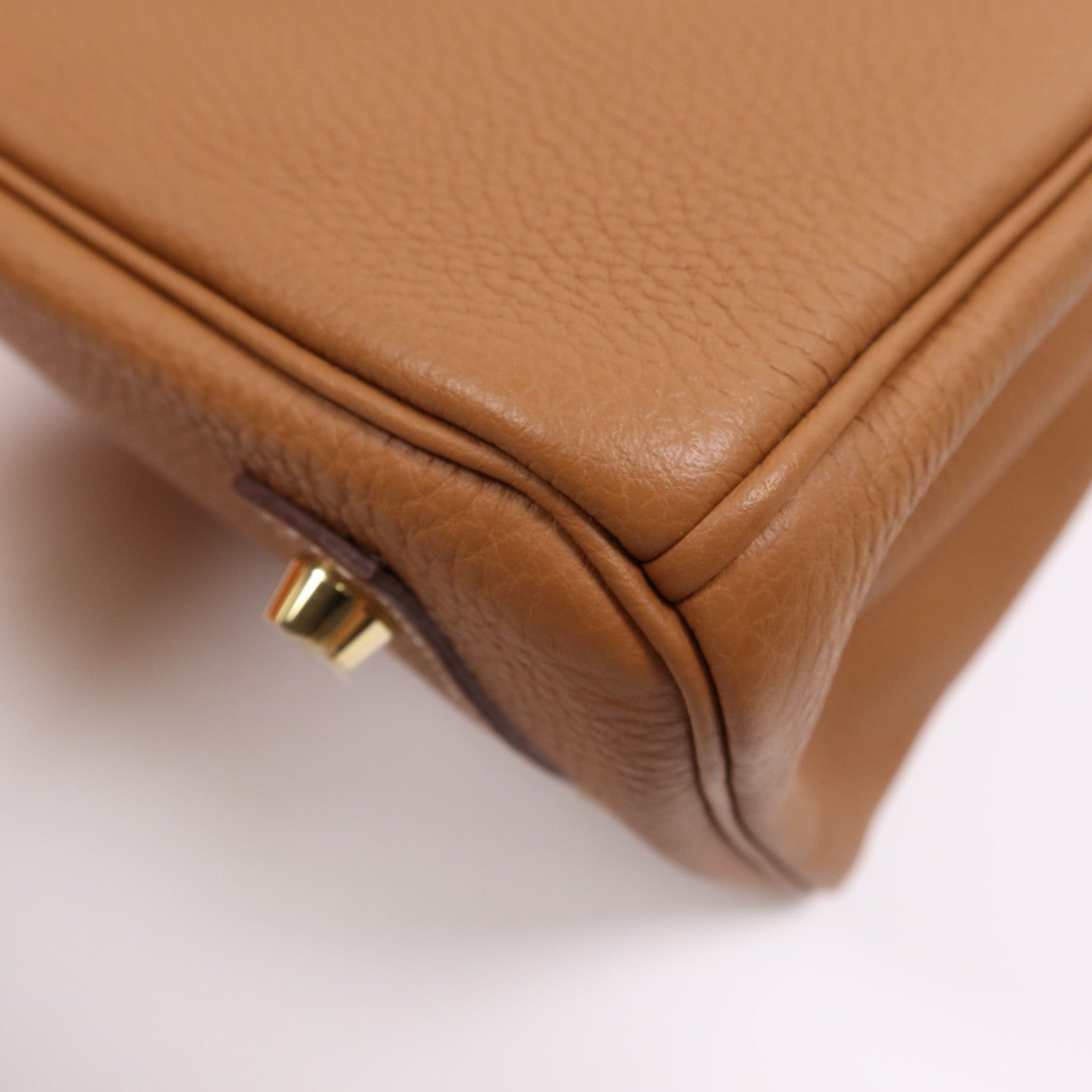 HERMES Togo皮革Birkin 30金扣手挽袋Gold