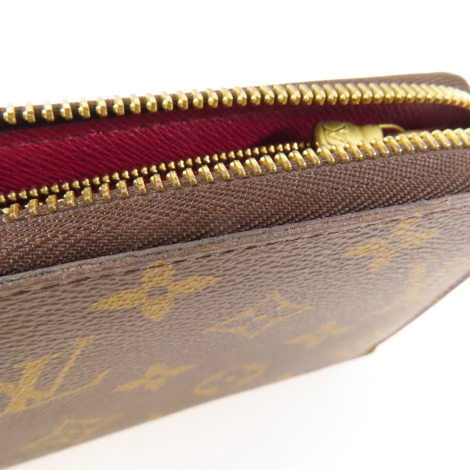 LOUIS VUITTON Monogram Zipper Long Wallet金扣長錢包
