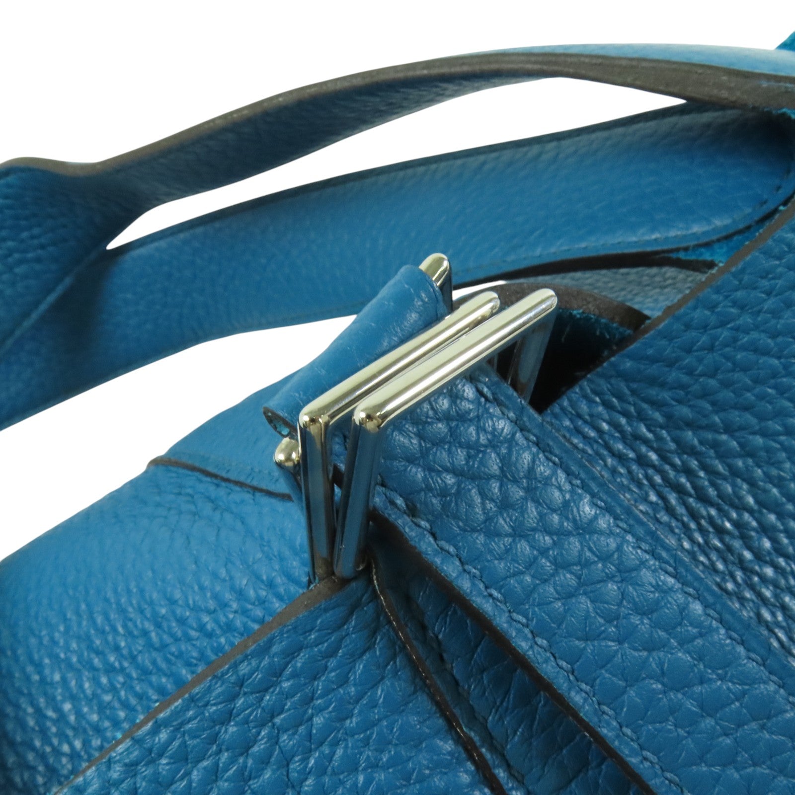 HERMES Clemence Picotin GM銀扣手挽袋