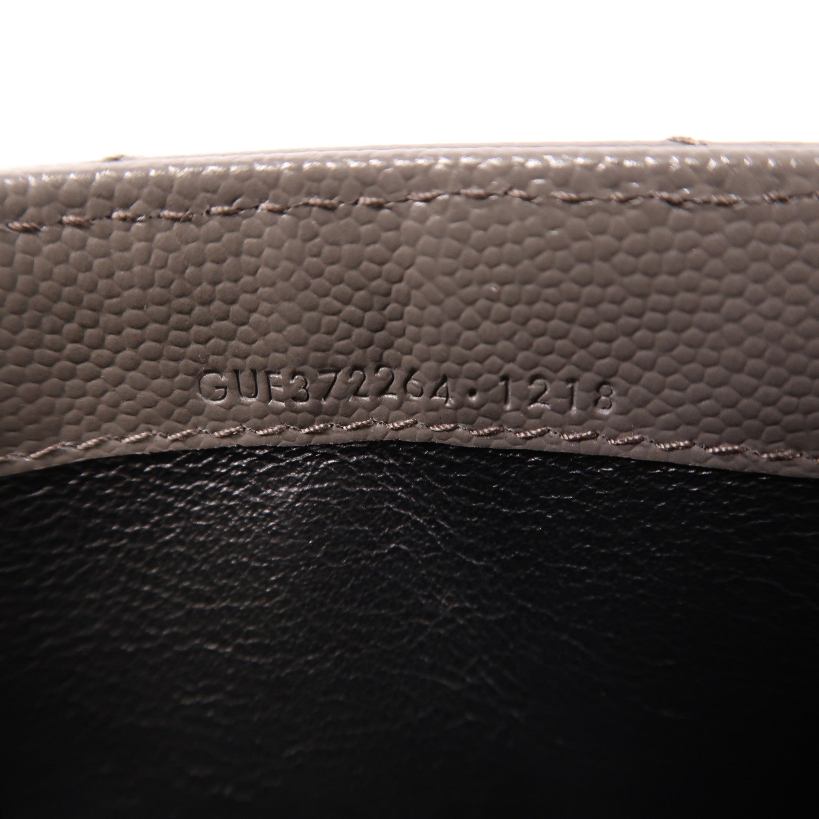 YVES SAINT LAURENT 牛皮皮革Long Wallet銀扣長錢包