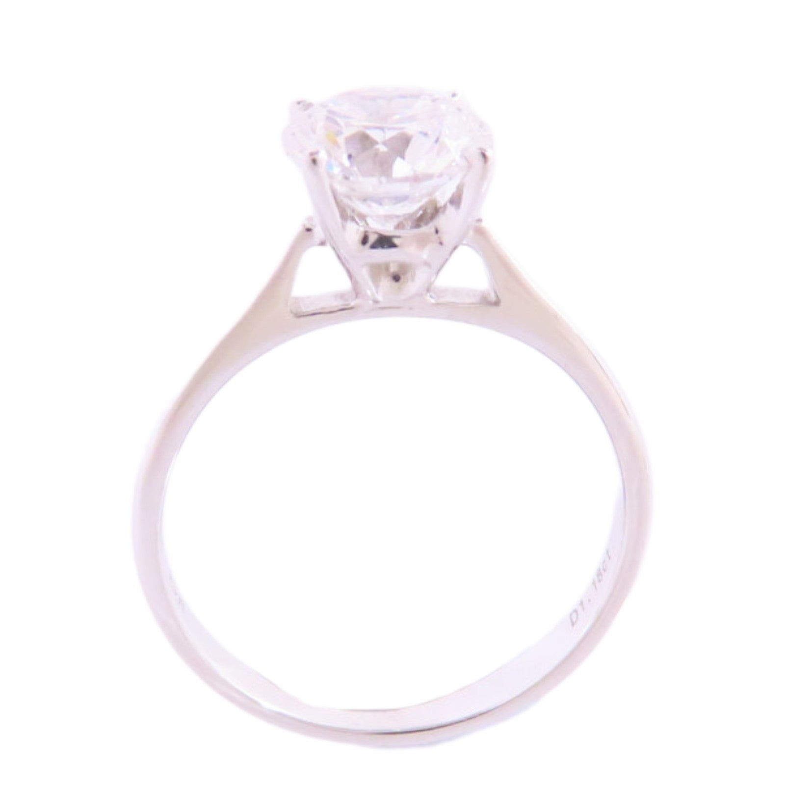 JEWELRY (PRICE DOWN) Diamond Ring US#4.75 18K White Gold