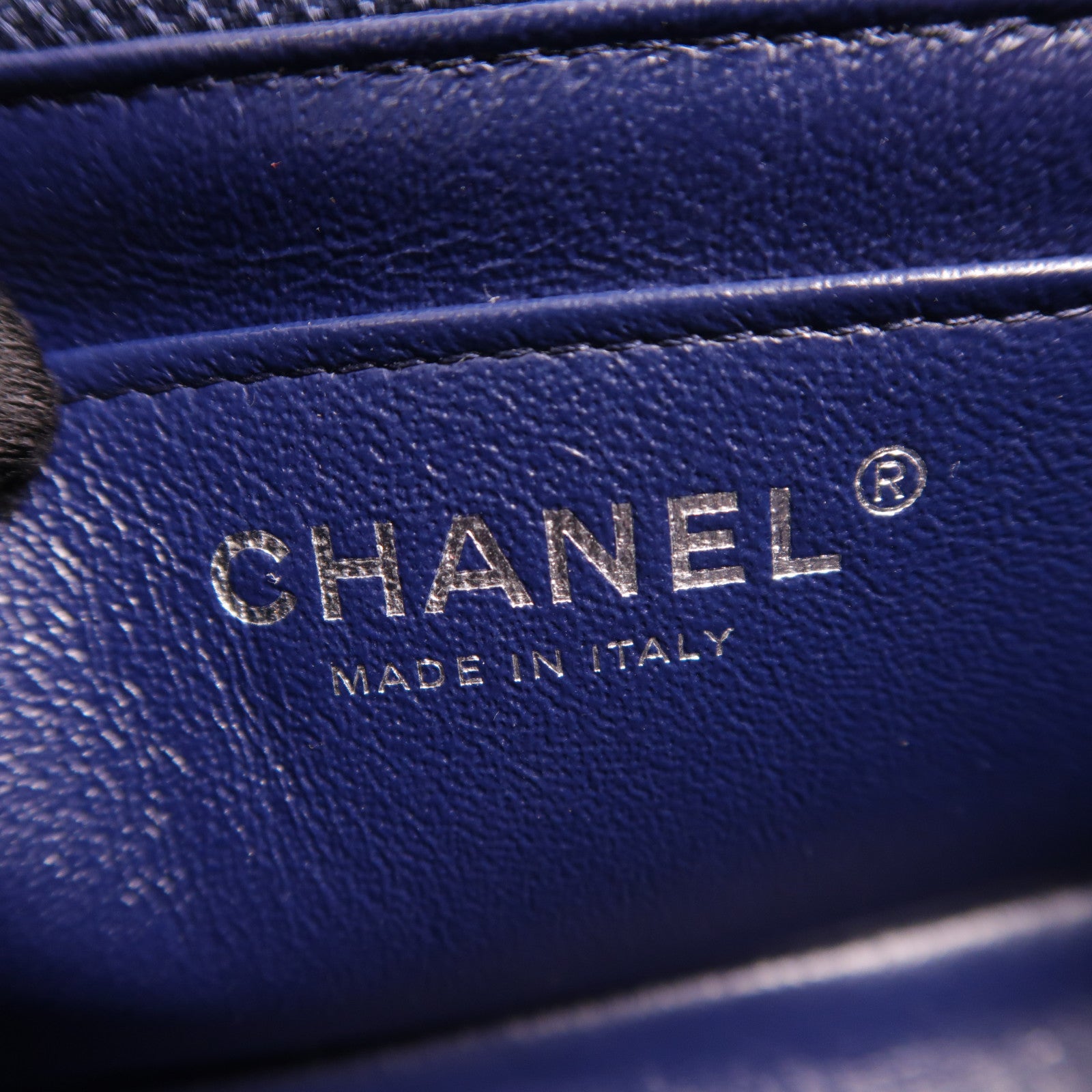 CHANEL 羊皮皮革Classic 20銀扣鏈帶肩背袋