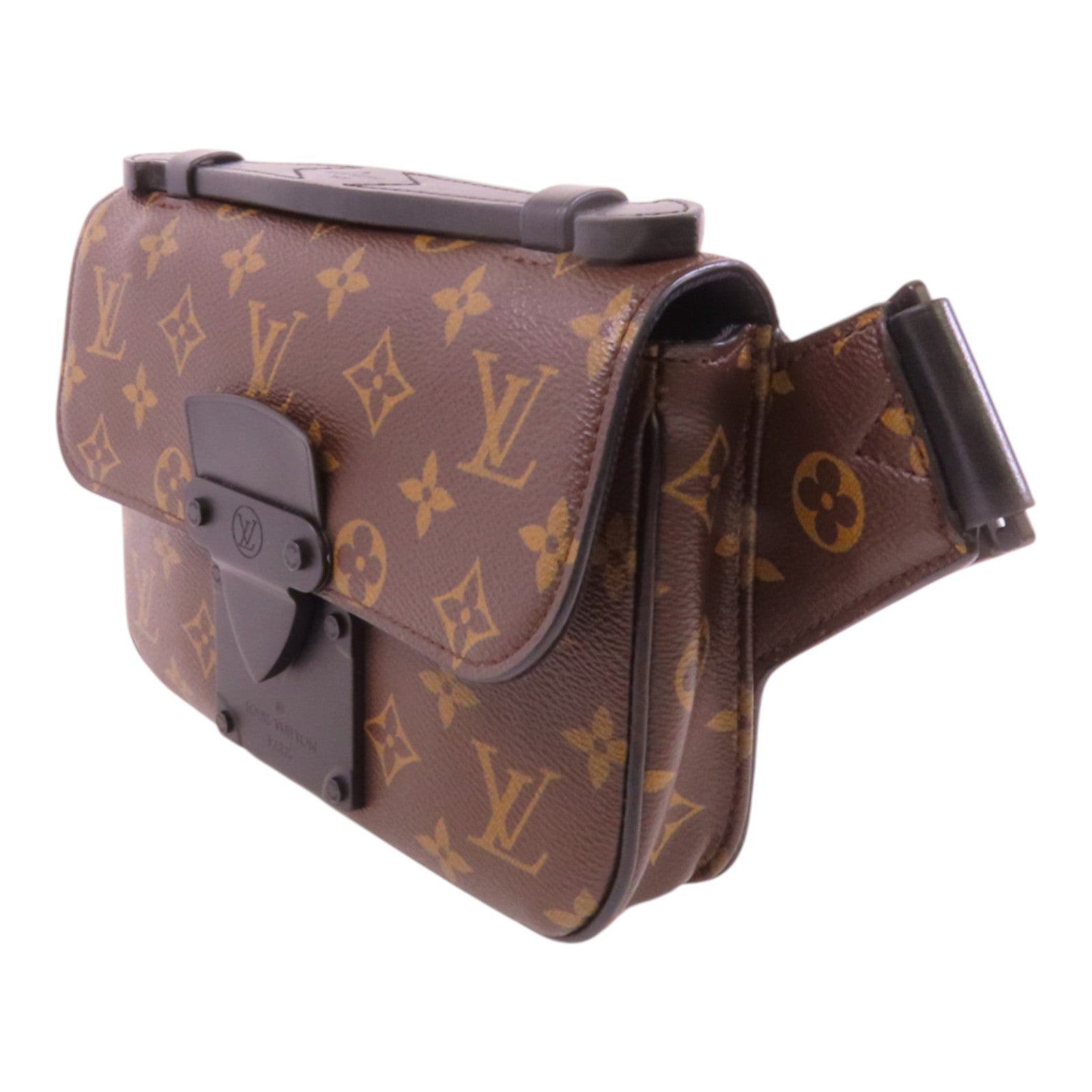 LOUIS VUITTON Monogram S Lock Sling Waist Bag腰包