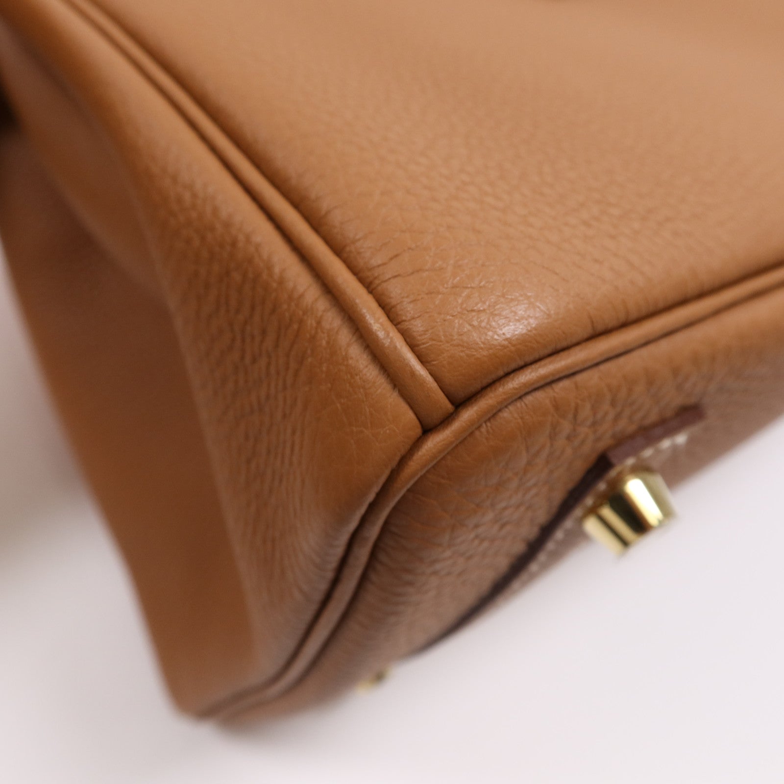 HERMES Togo皮革Birkin 30金扣手挽袋Gold