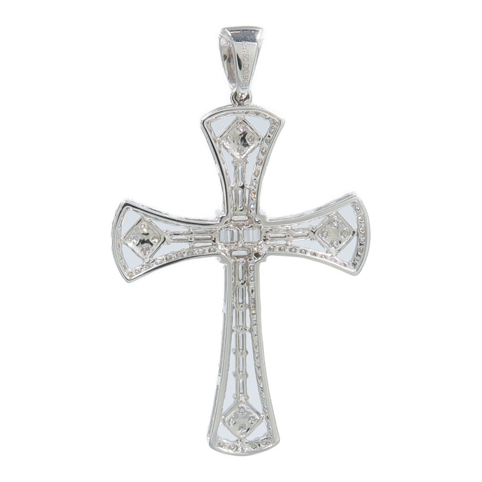 JEWELRY 18K白金Diamond Pendant鑽石吊墜
