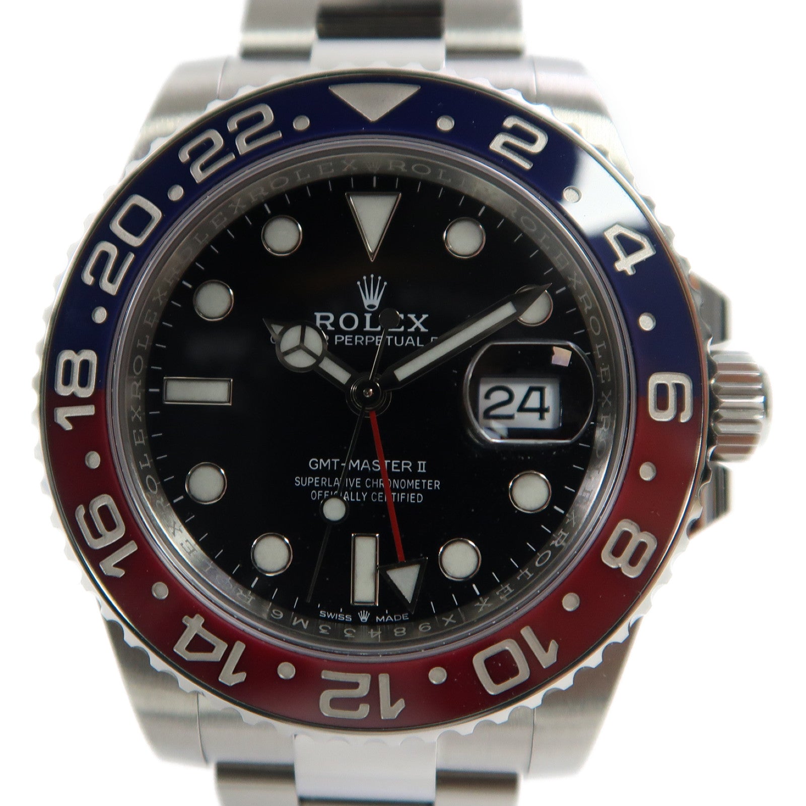 ROLEX GMT-Master II不鏽鋼手錶自動機芯黑色