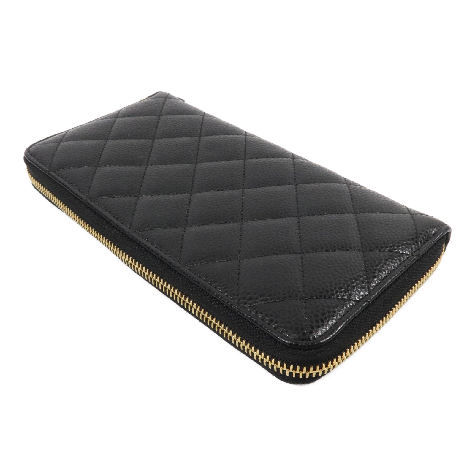 CHANEL 牛皮皮革Zipper Long Wallet長錢包