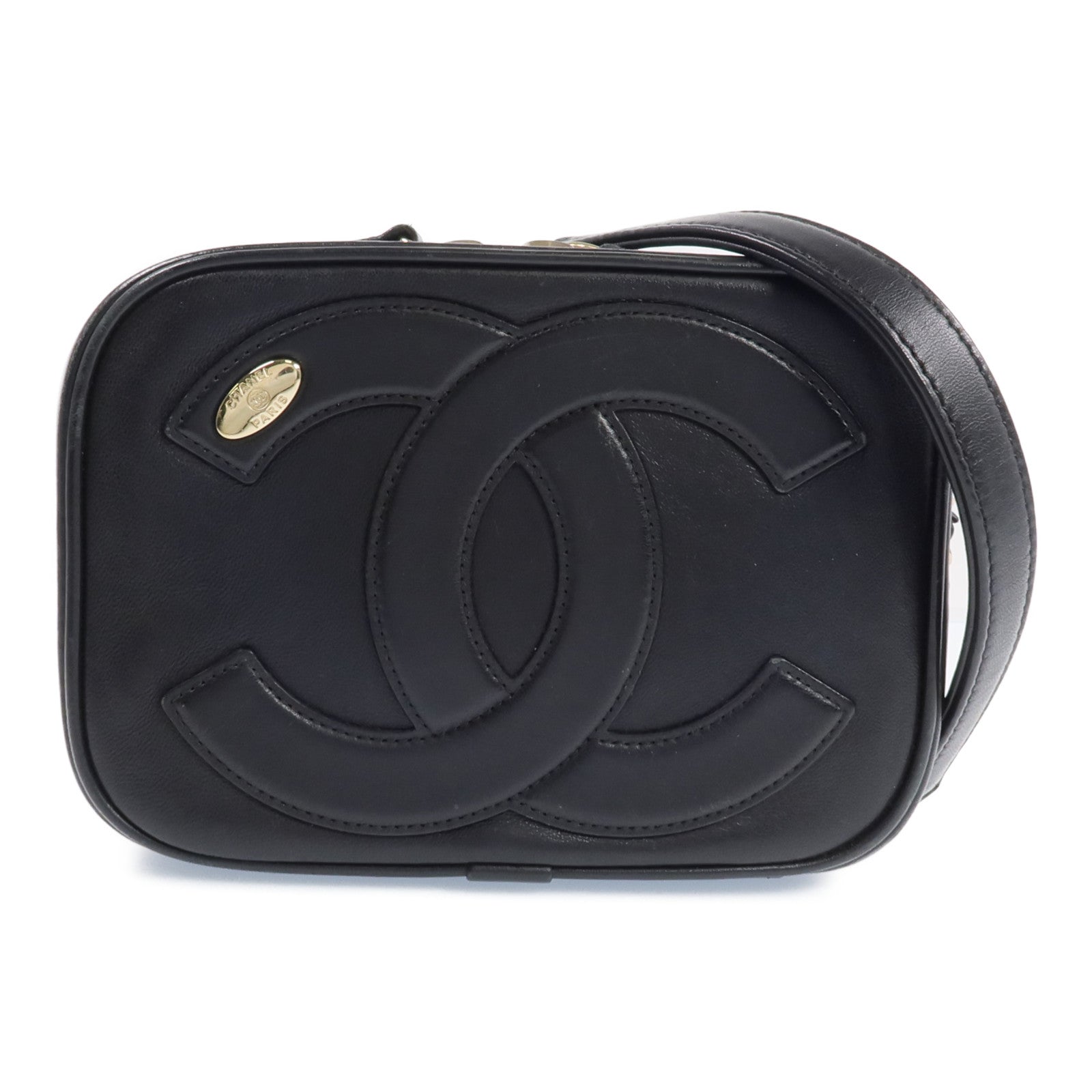 CHANEL 【激減優惠】牛皮皮革Shoulder Bag金扣鏈帶肩背袋